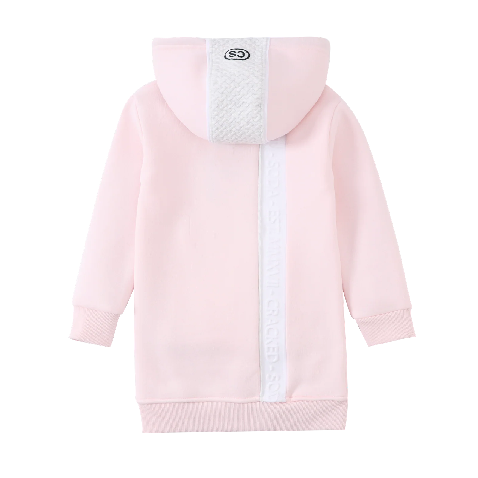 Alaska Detailed Hooded Dress - Pink - Image 5
