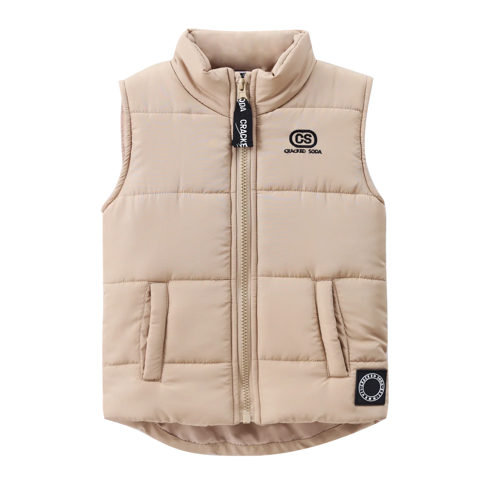 Albie Puffer Vest - Biscuit - Image 7