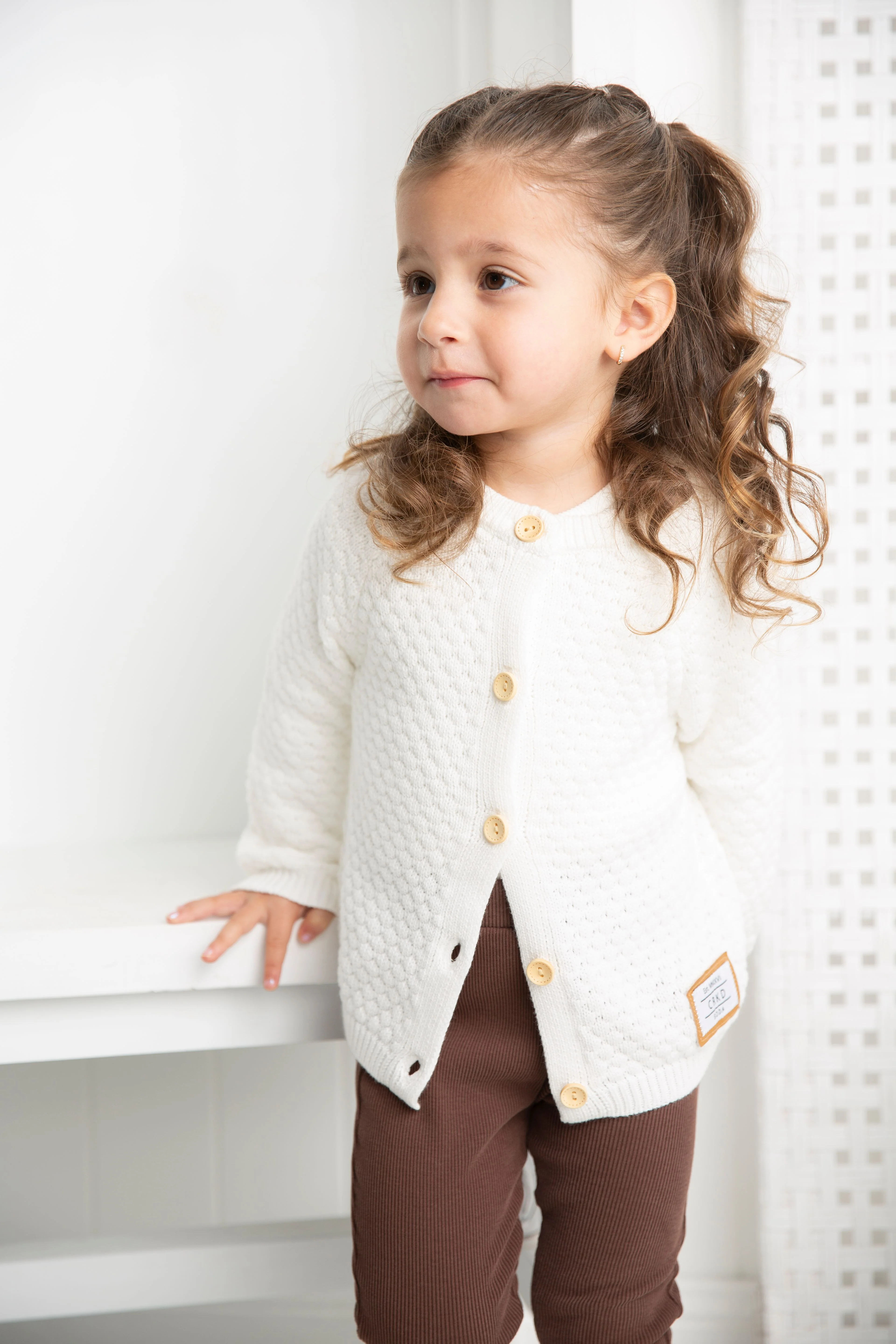 Amity Knit Textured Cardigan - Image 3