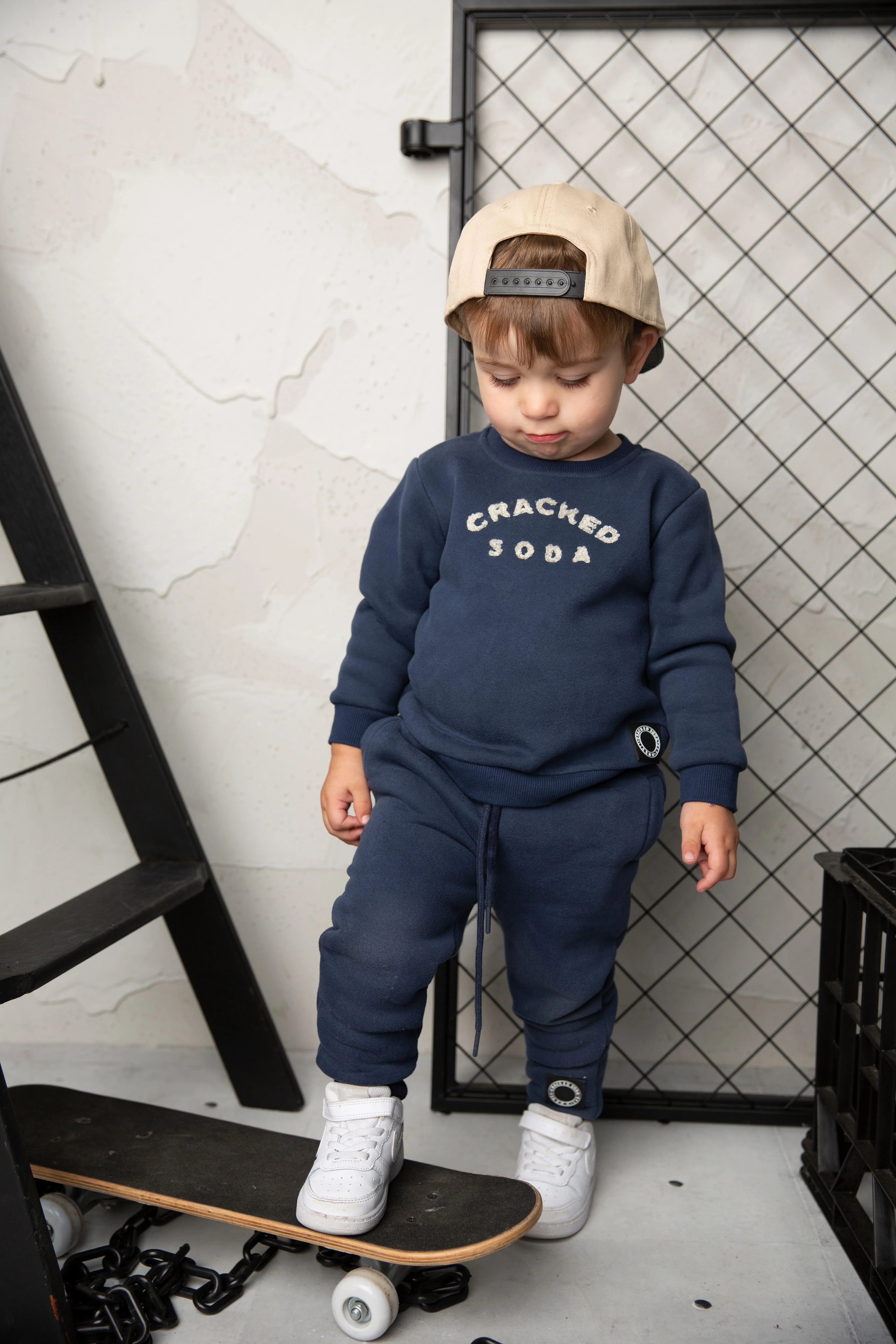 Archie Basic Crew Set - Navy