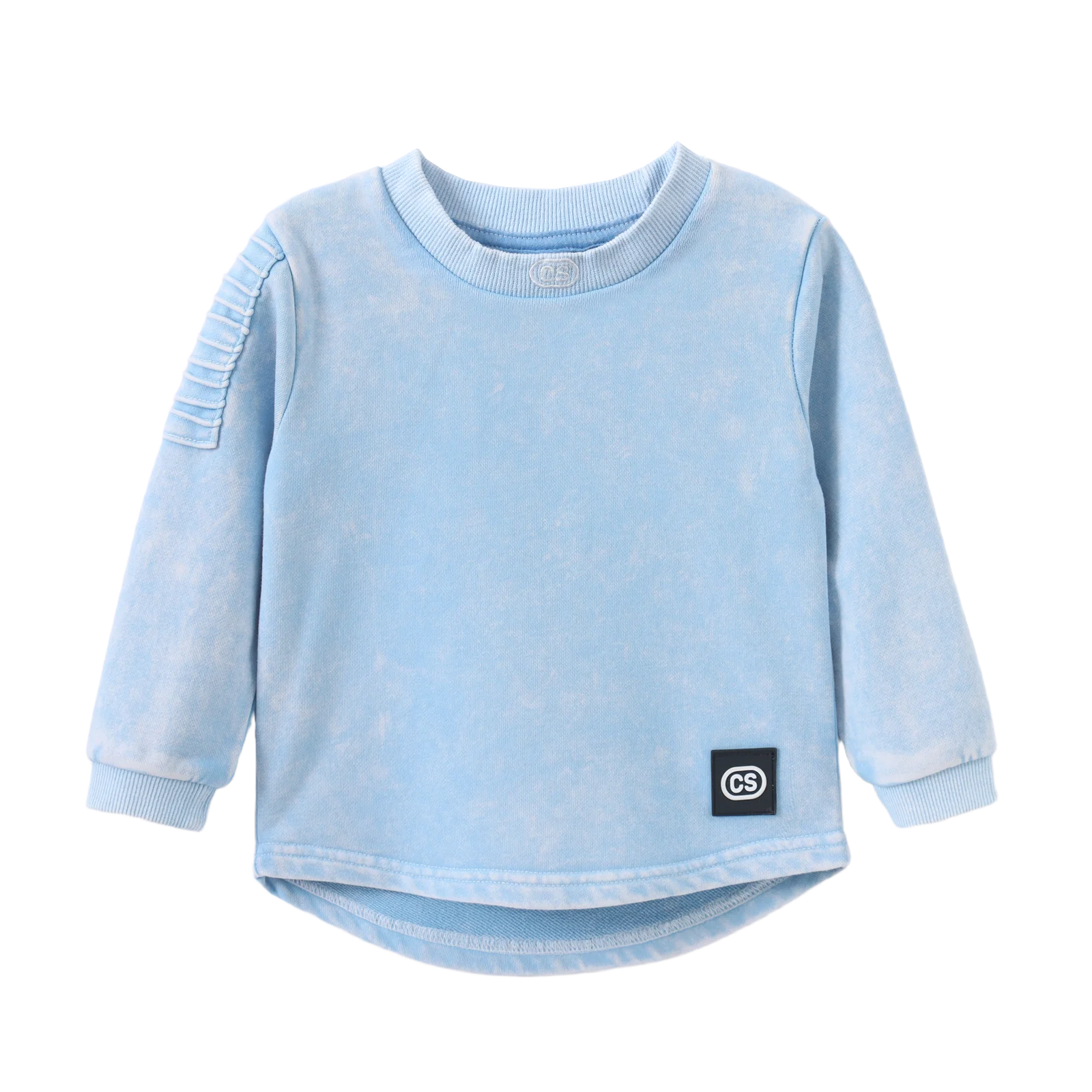 Ash Detailed Crew - Ice Blue - Mens - Image 10