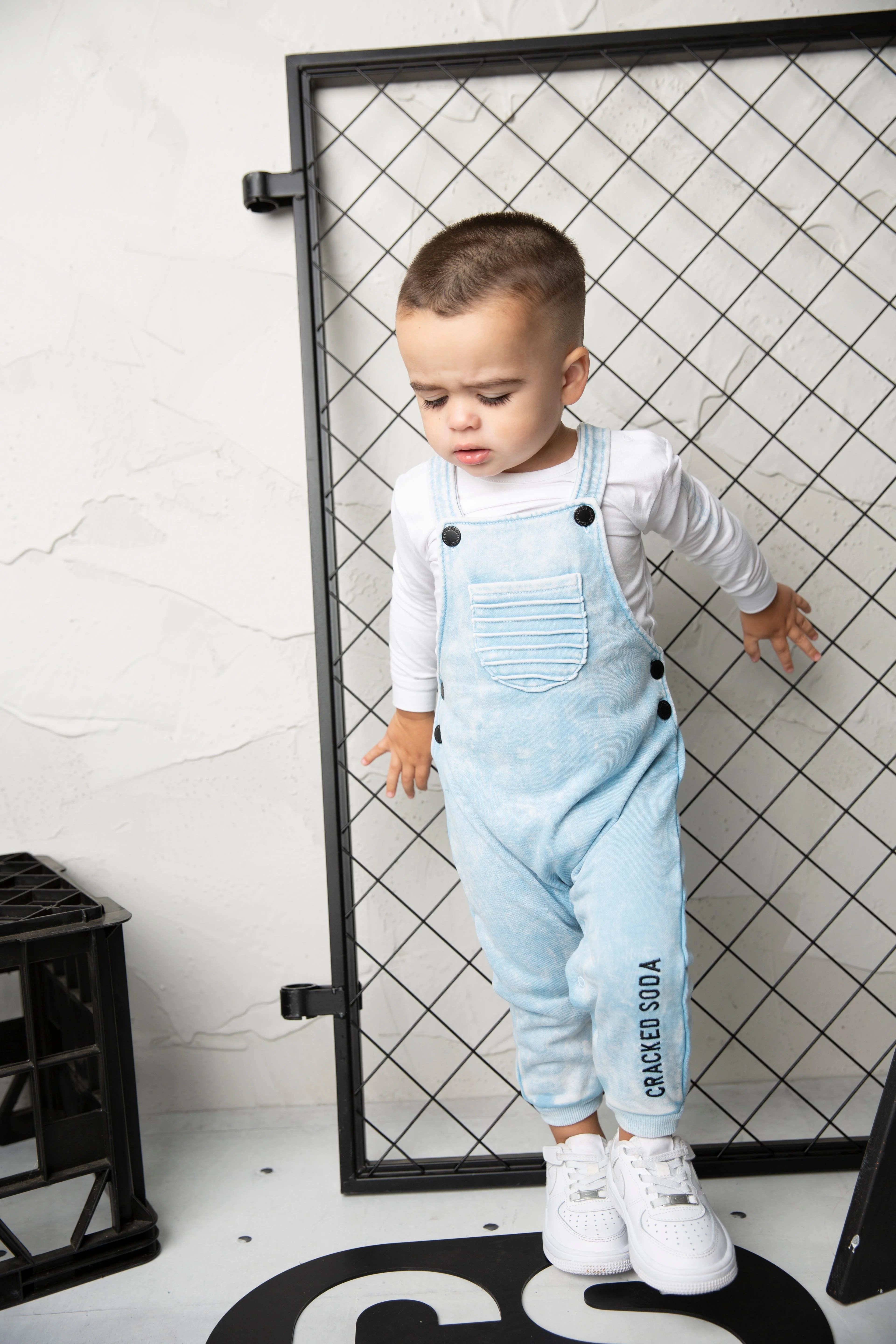 Ash Detailed Overall Set - Ice Blue - Image 4