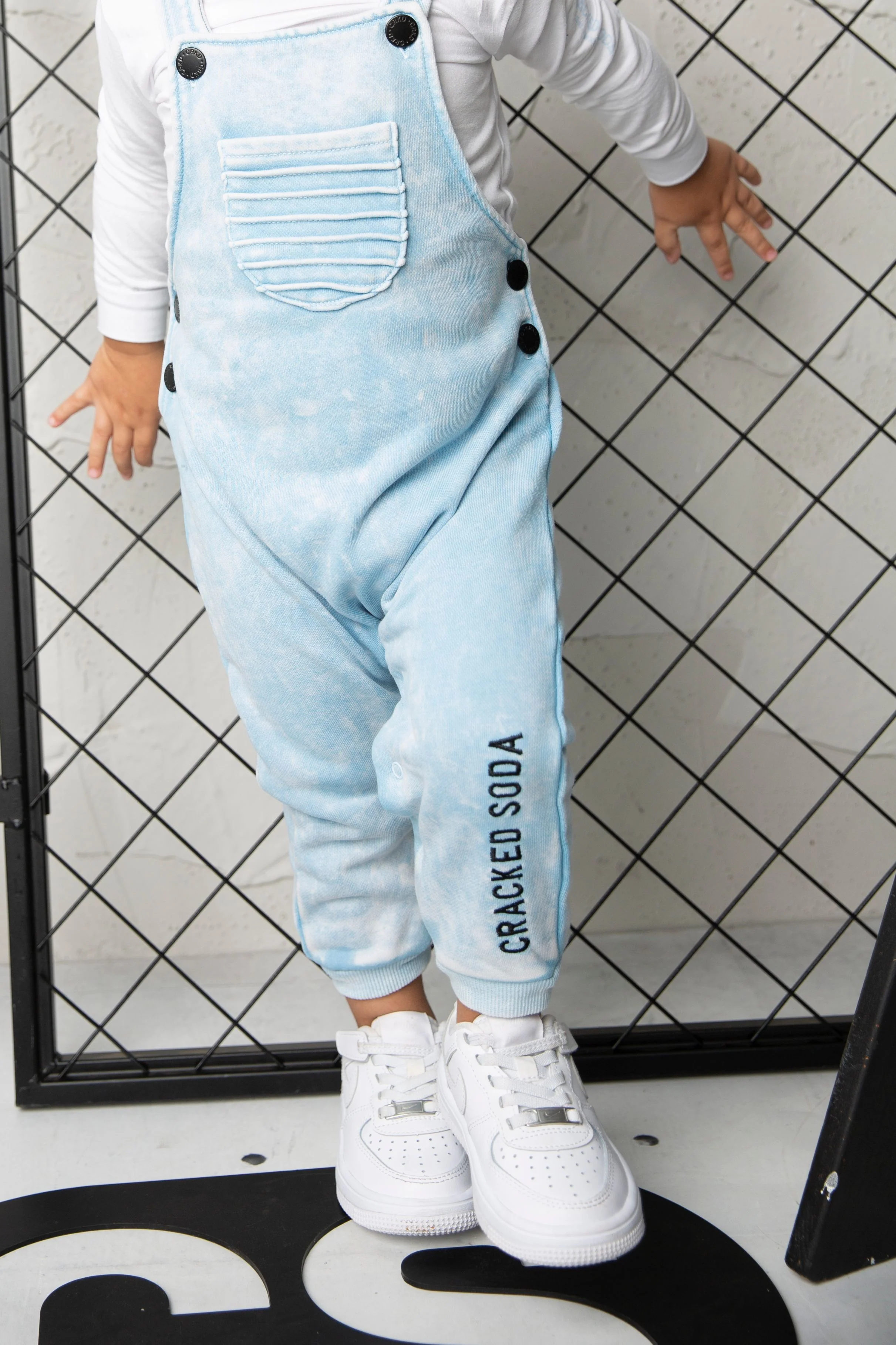 Ash Detailed Overall Set - Ice Blue - Image 6