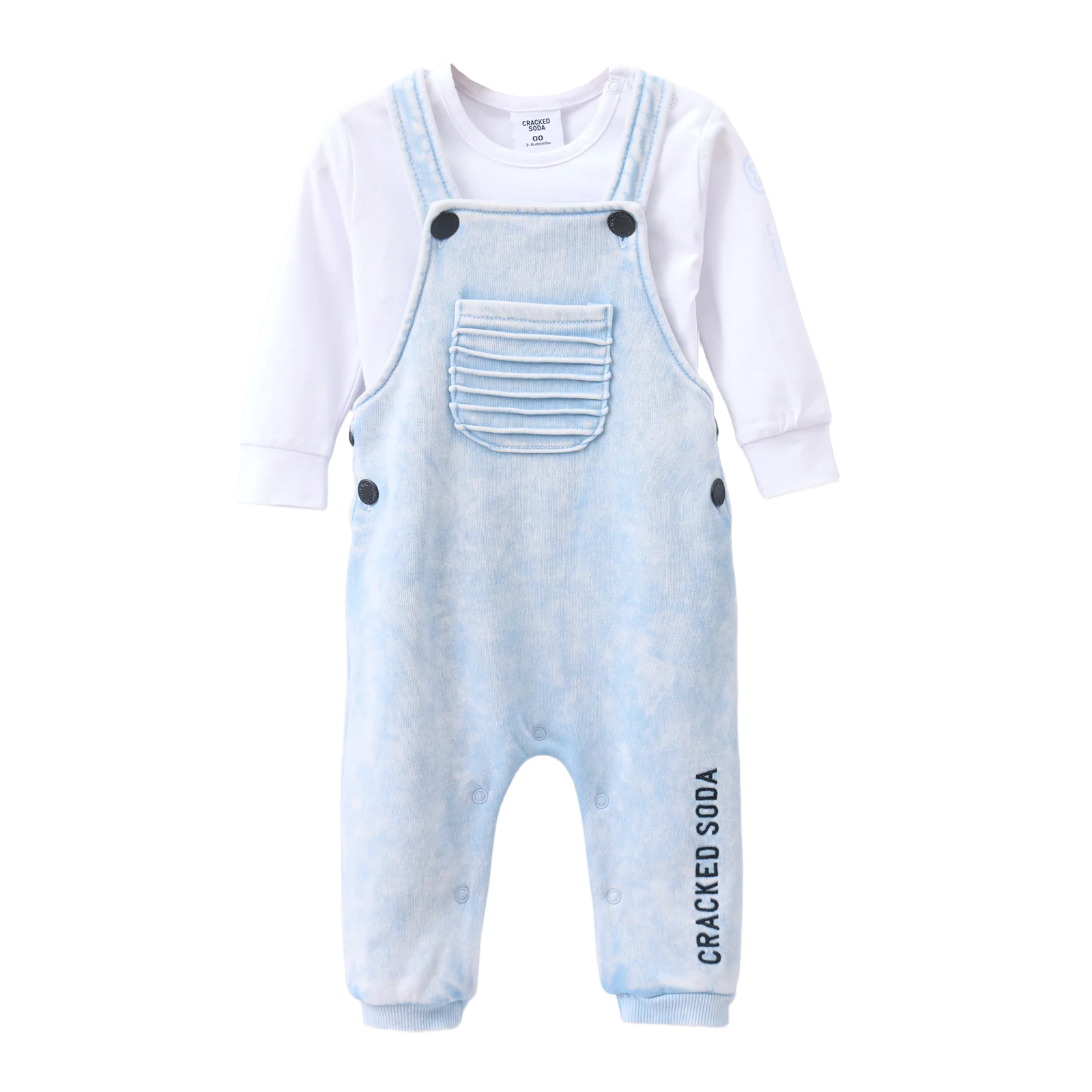 Ash Detailed Overall Set - Ice Blue - Image 7