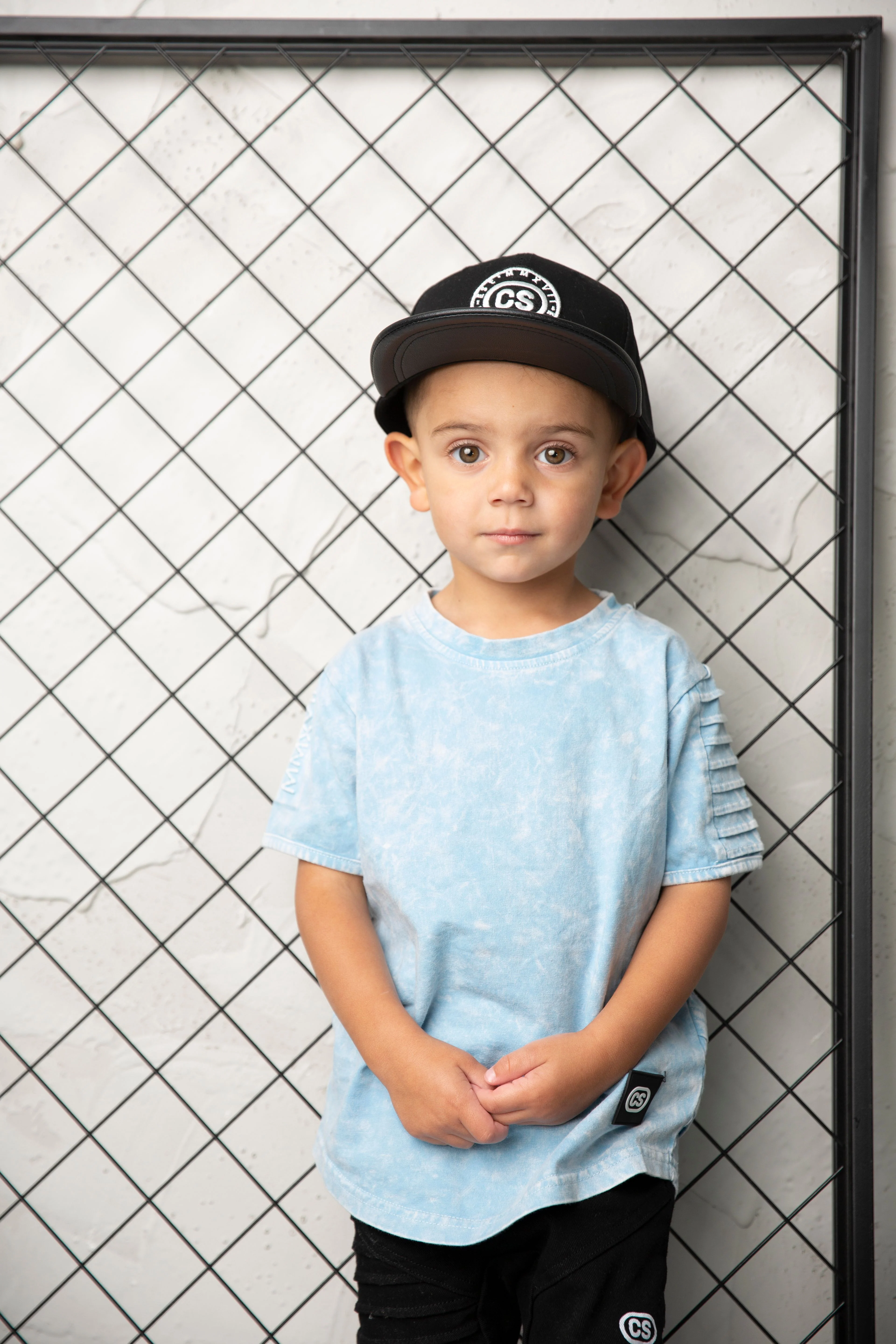 Ash Detailed Tee - Ice Blue - Image 6