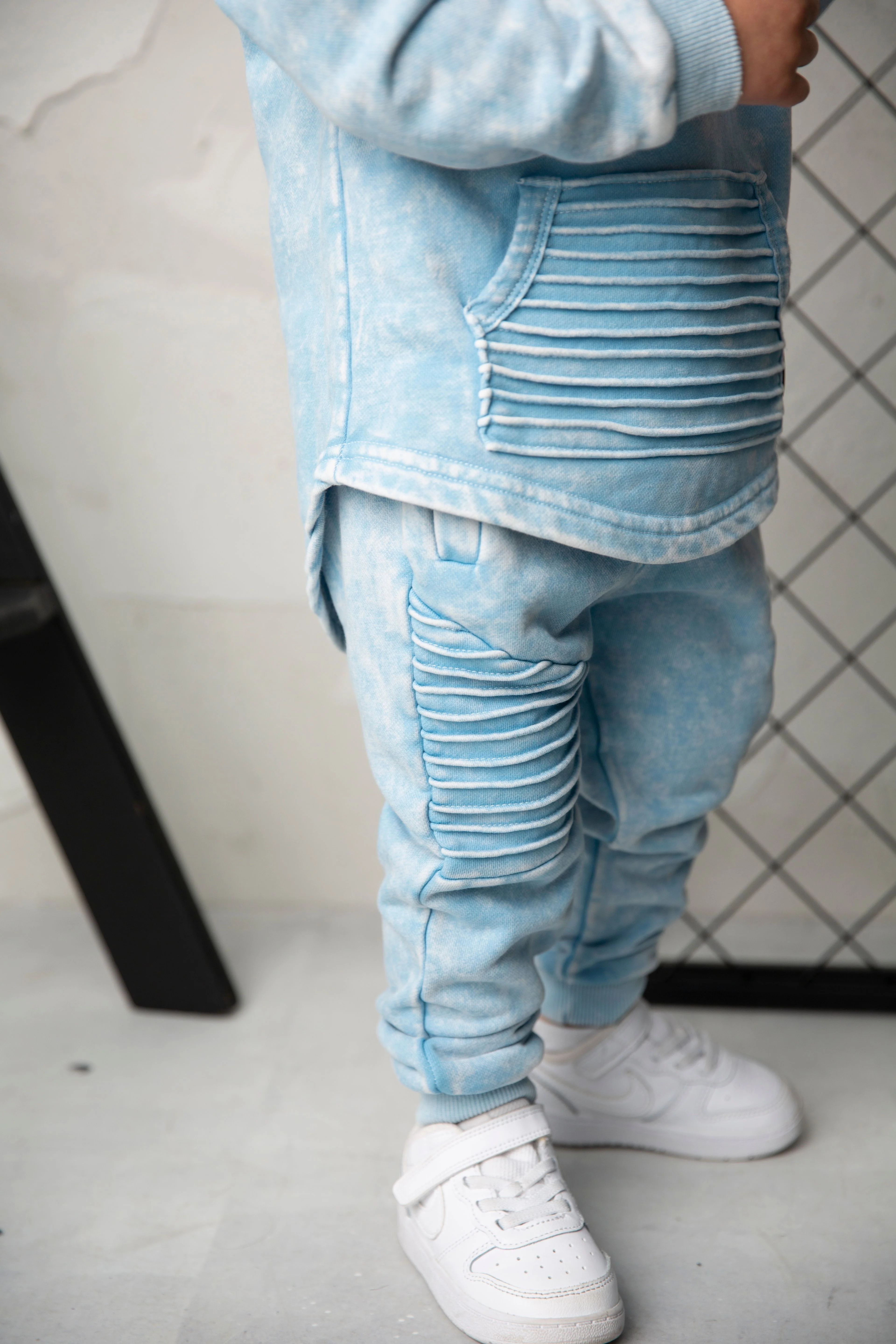 Ash Detailed Trackpants - Ice Blue - Image 3