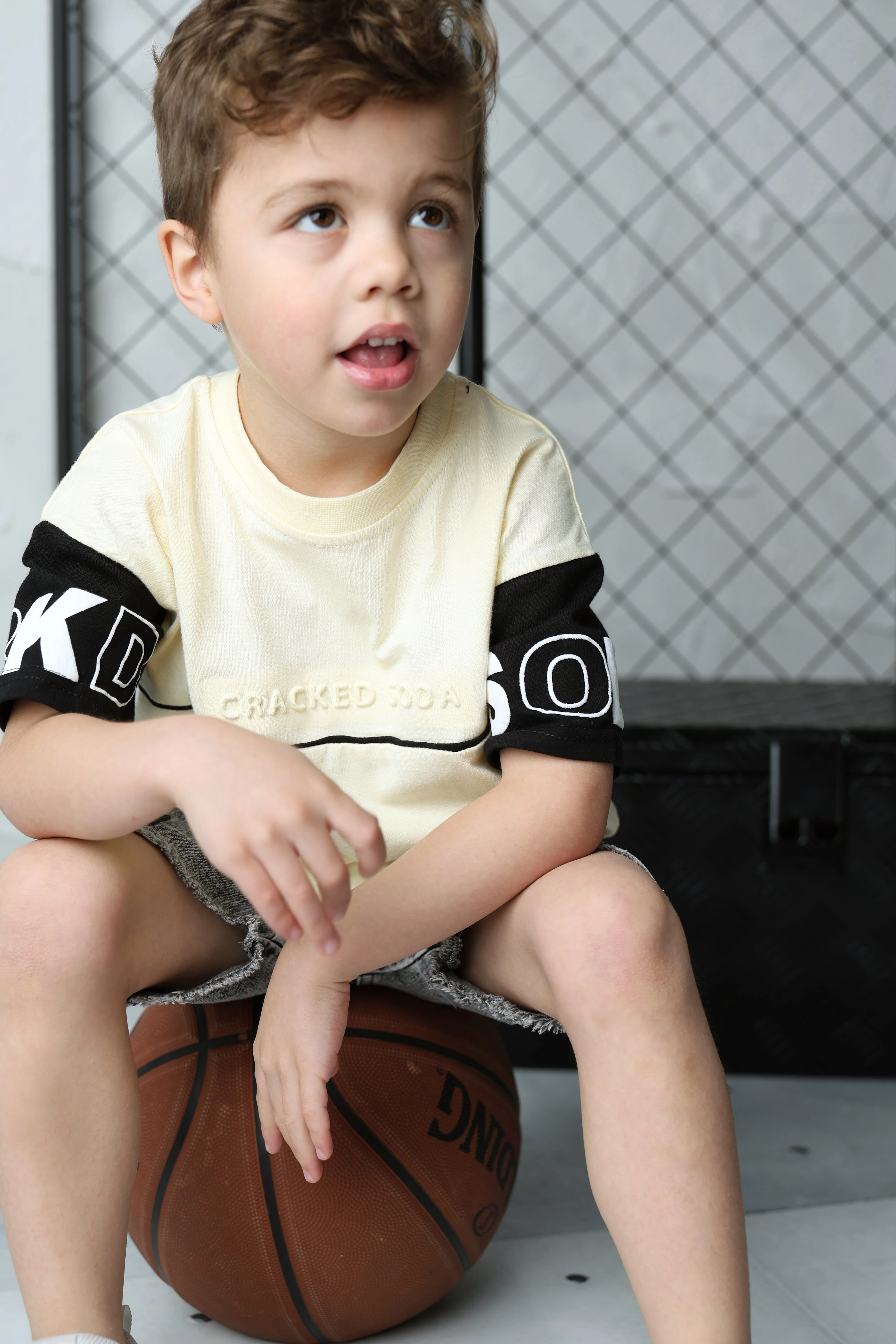 Asher CRKD SODA Tee - Sunbeam/Black - Image 3