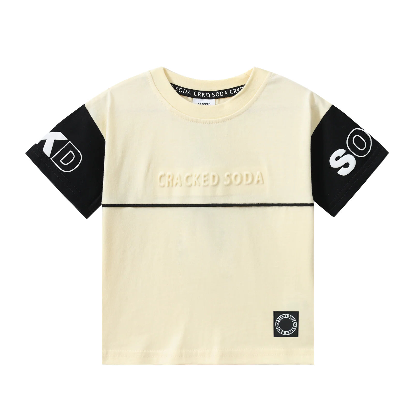 Asher CRKD SODA Tee - Sunbeam/Black - Image 4