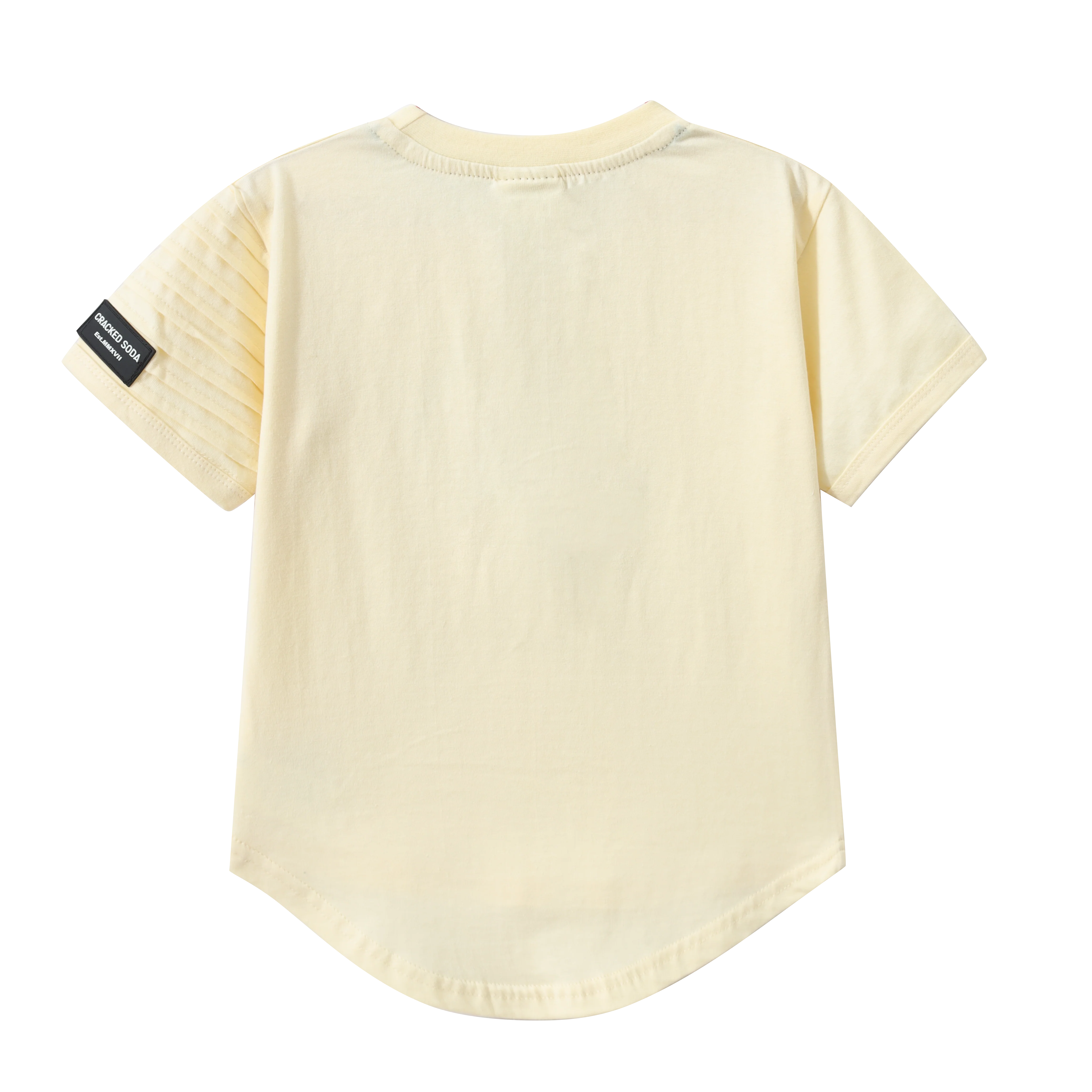 Asher Detailed Sleeve Tee - Sunbeam - Image 5