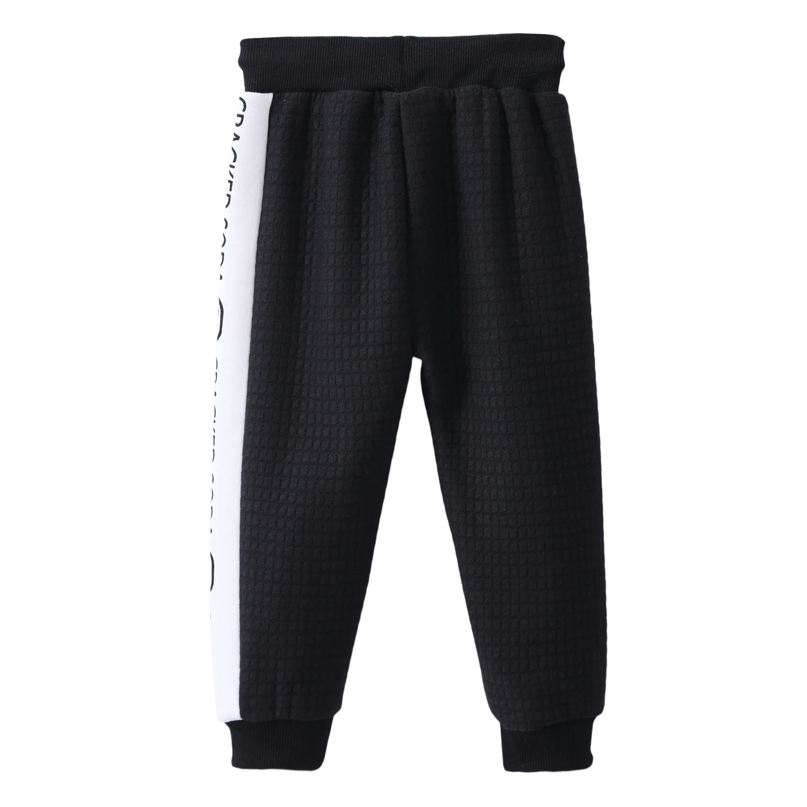 Ashton Textured Black Trackpants - Image 5