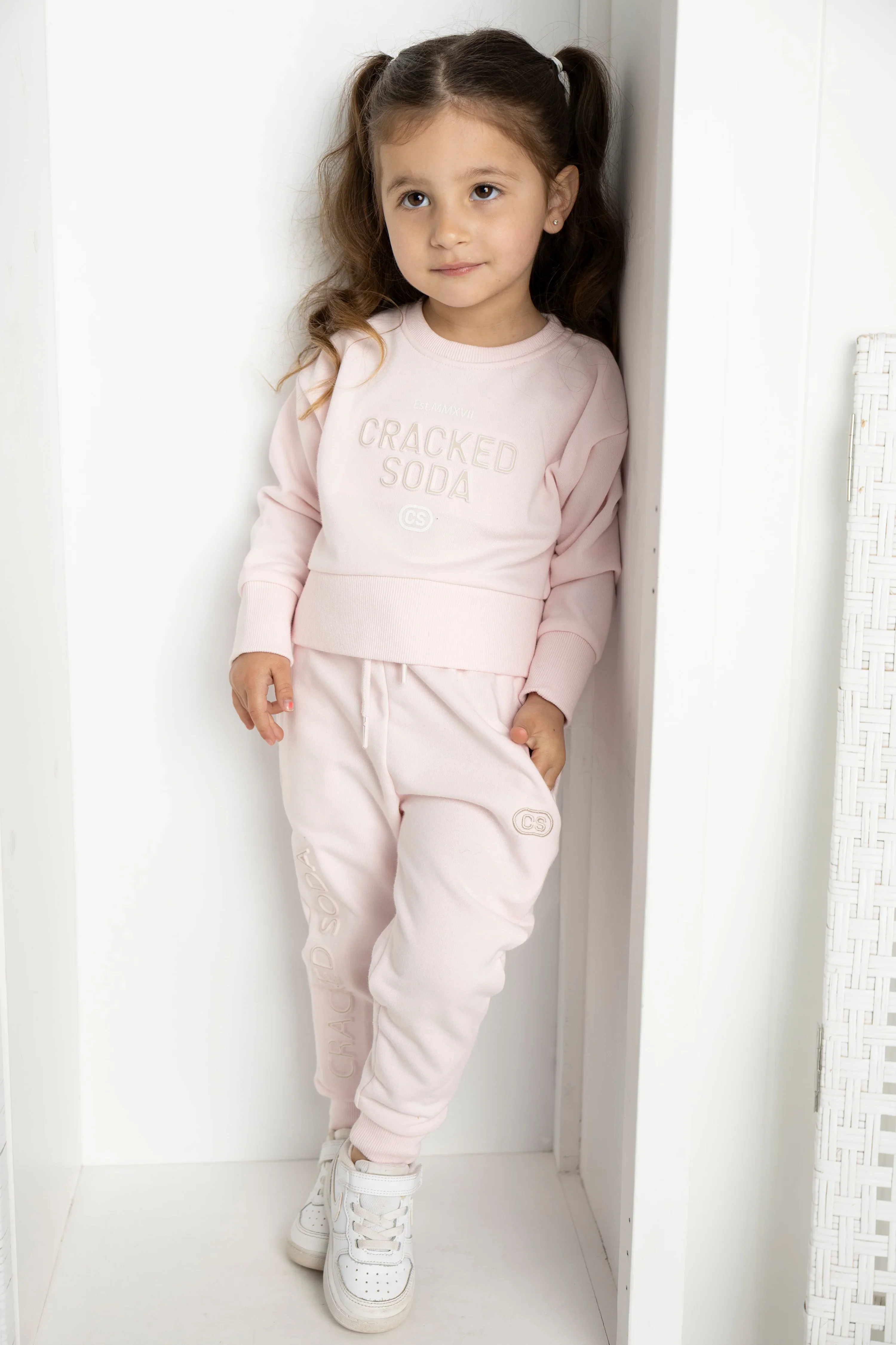 Ava French Terry Set - Pink - Image 4