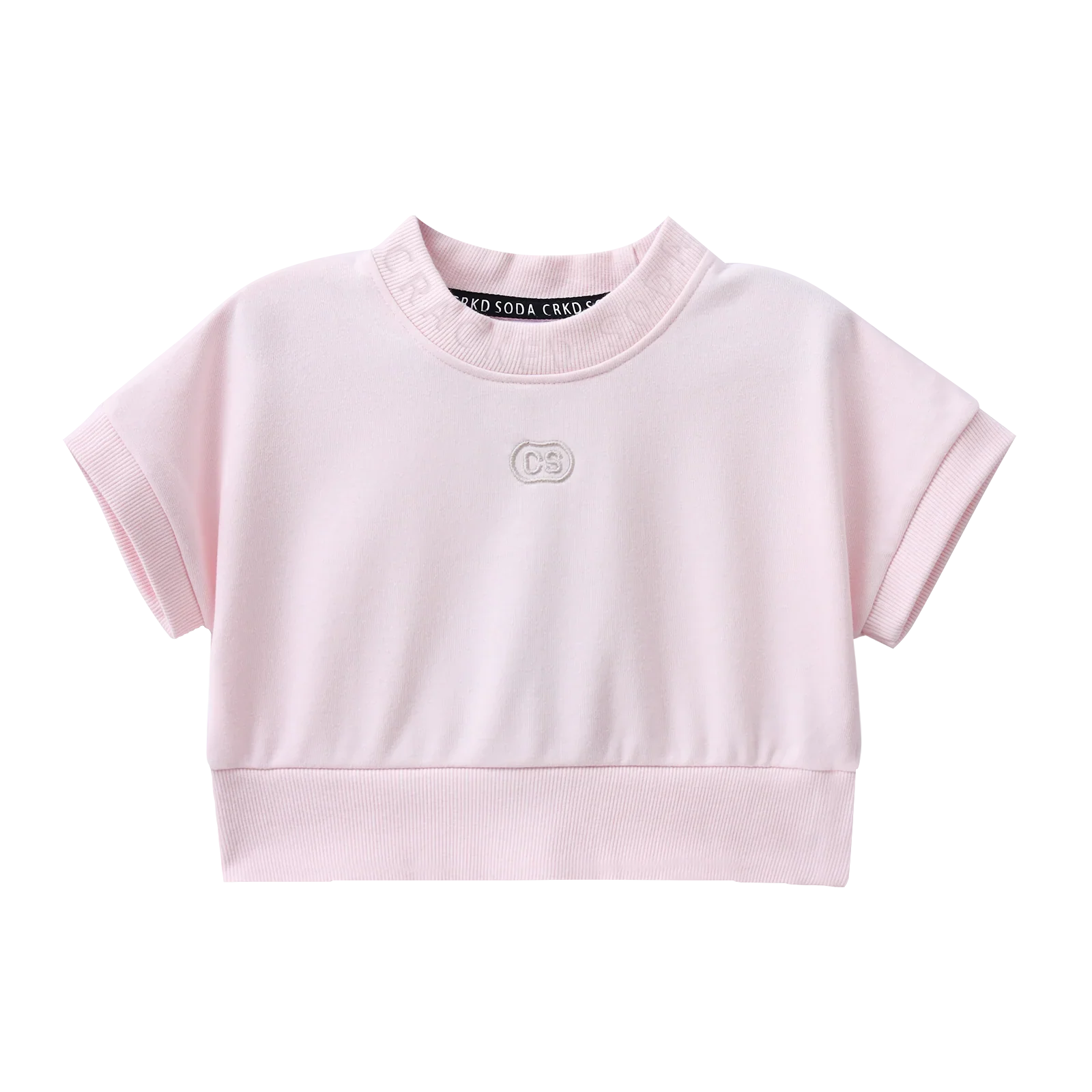 Ava French Terry Tee & Short Set - Pink - Image 6