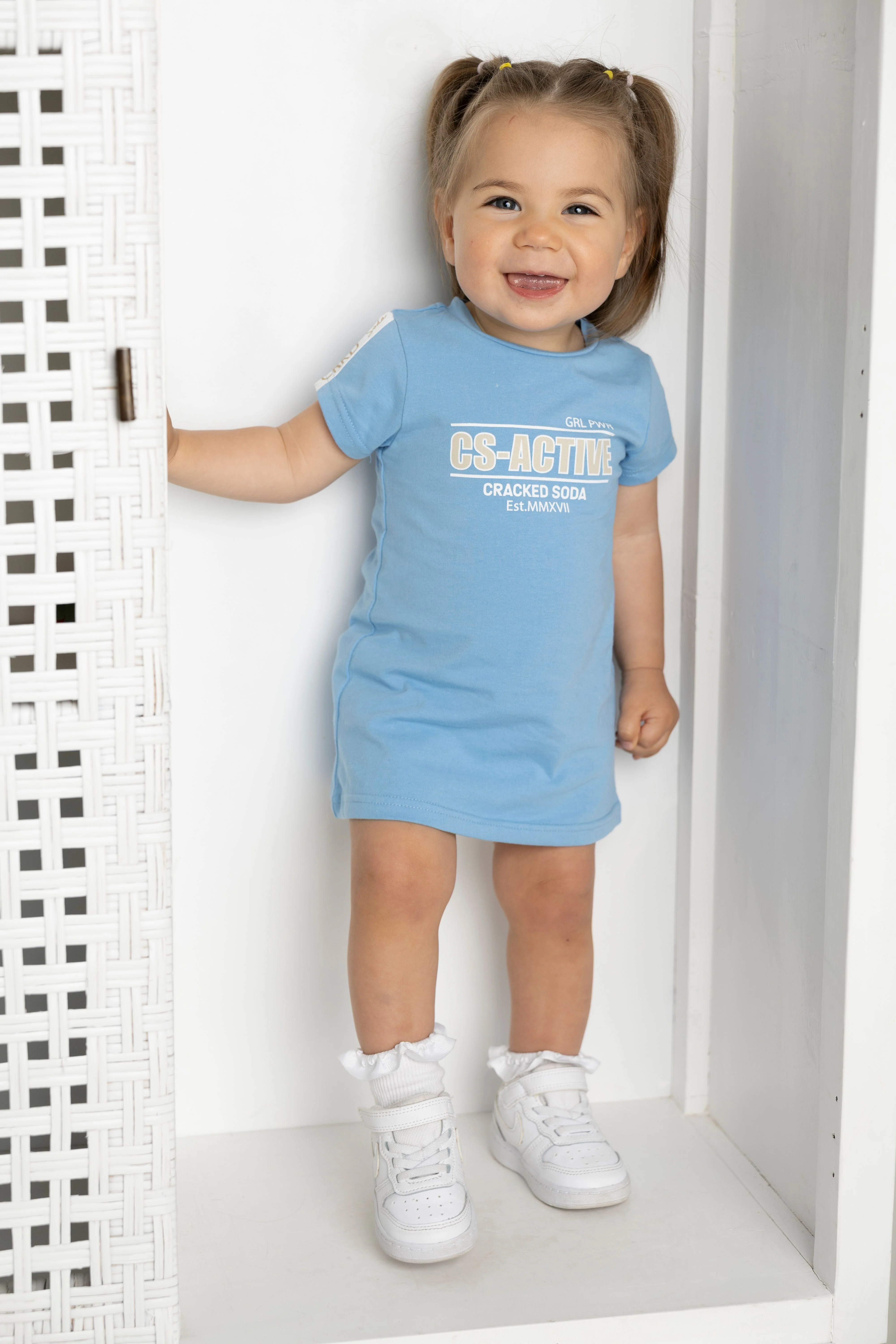 Ava Basic Summer Dress - Blue