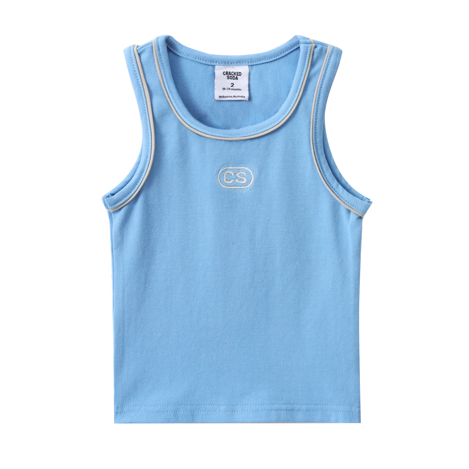 Ava Detailed Tank - Blue - Image 4