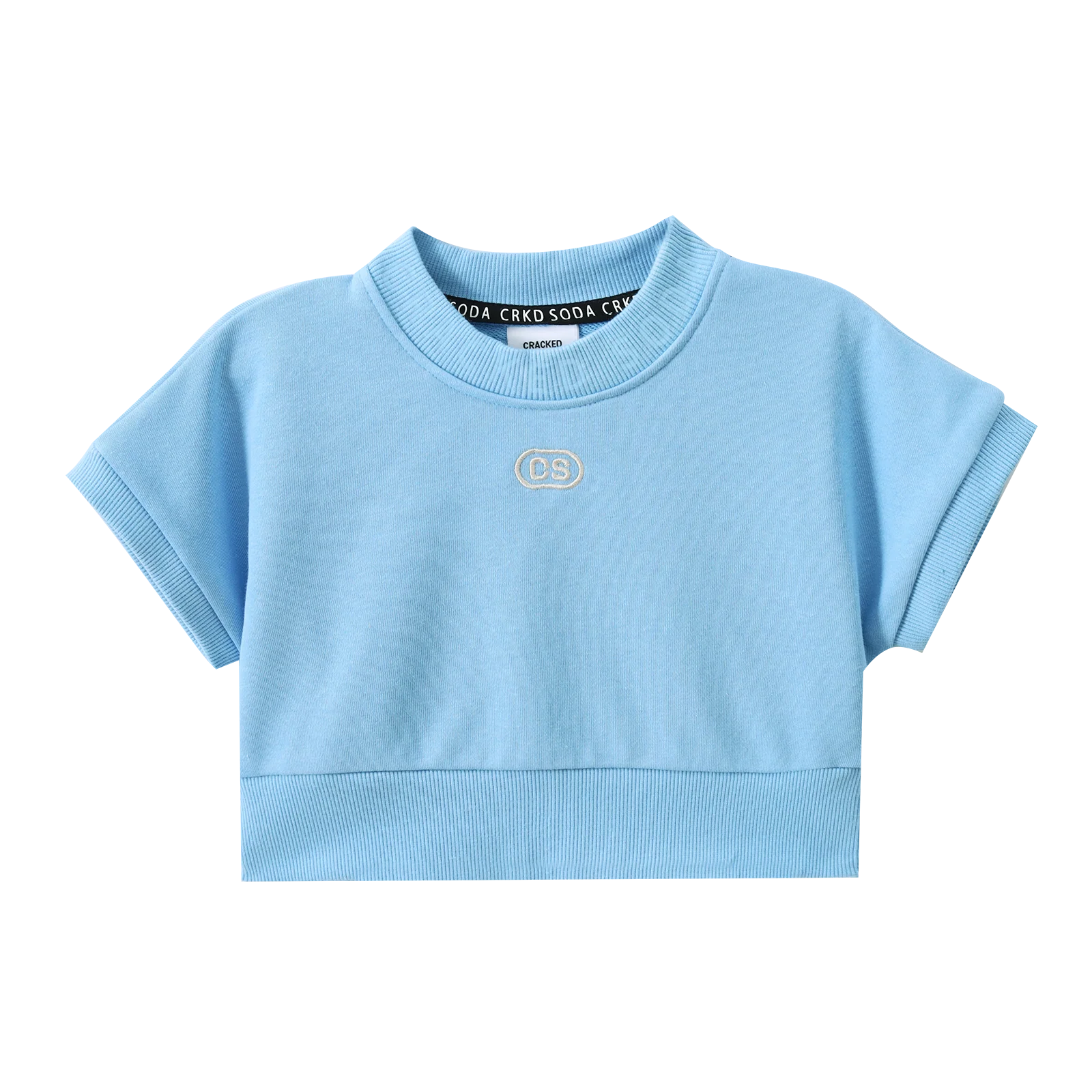 Ava French Terry Tee - Blue - Image 6