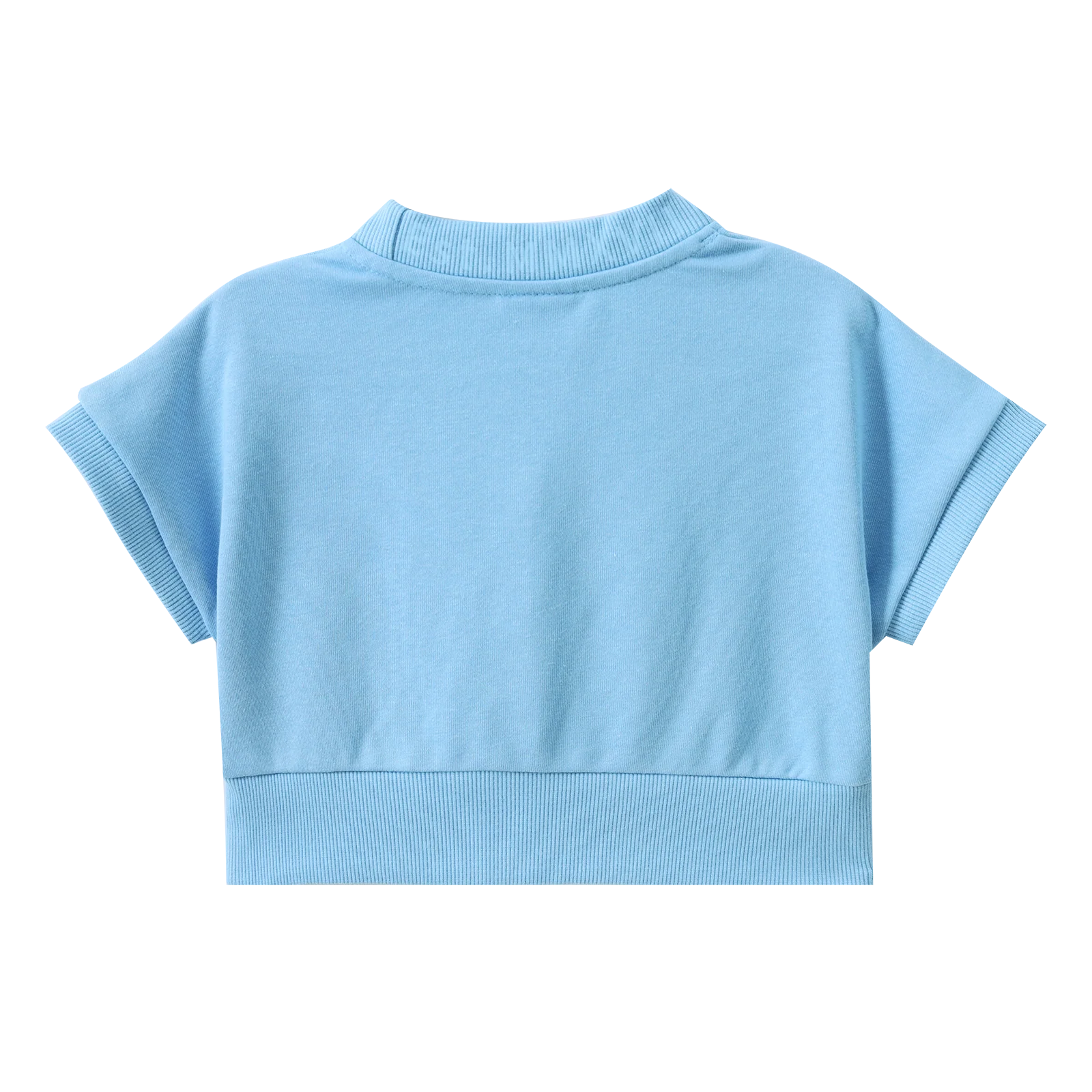 Ava French Terry Tee - Blue - Image 7