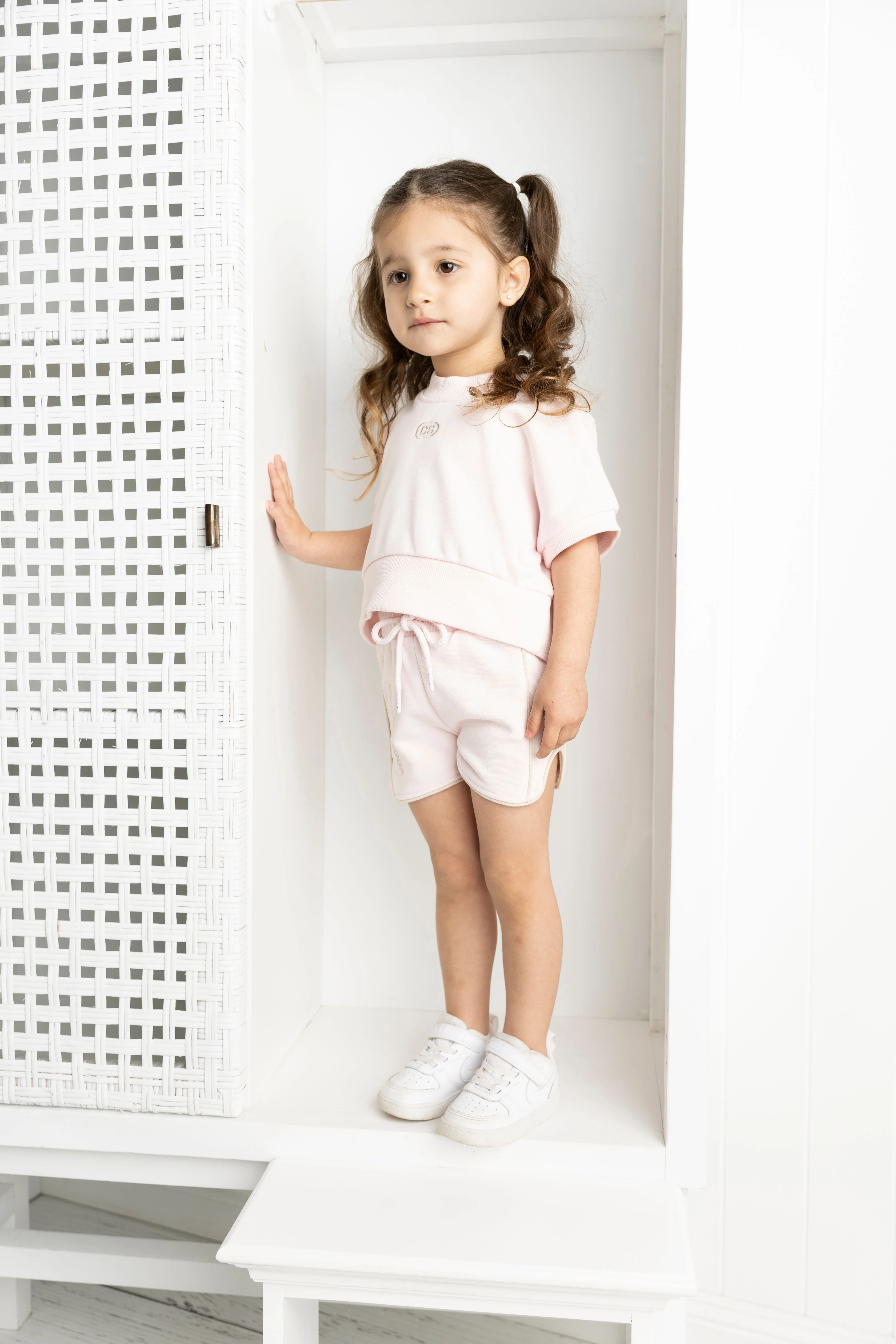Ava French Terry Tee - Pink - Image 2
