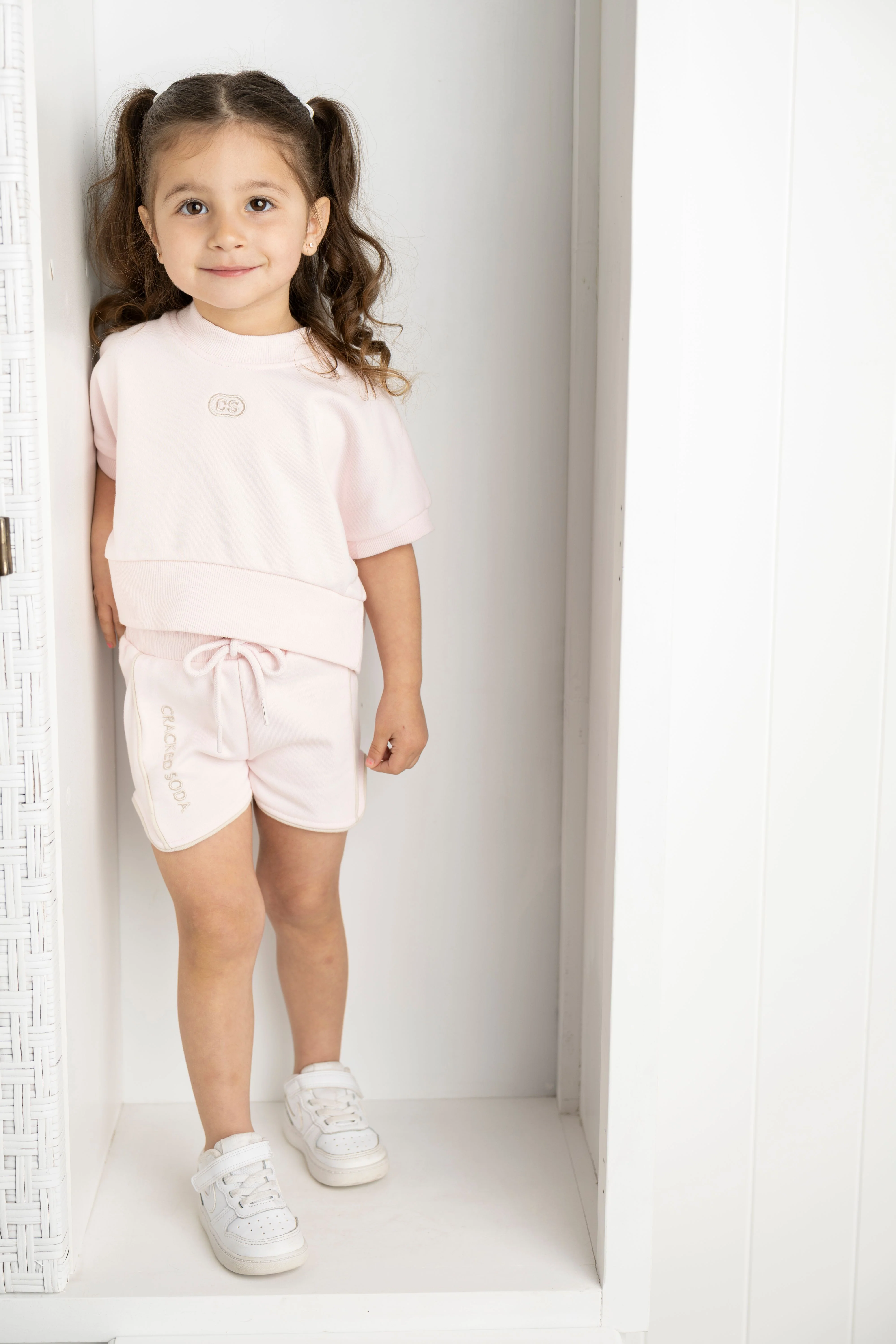 Ava French Terry Tee - Pink - Image 3
