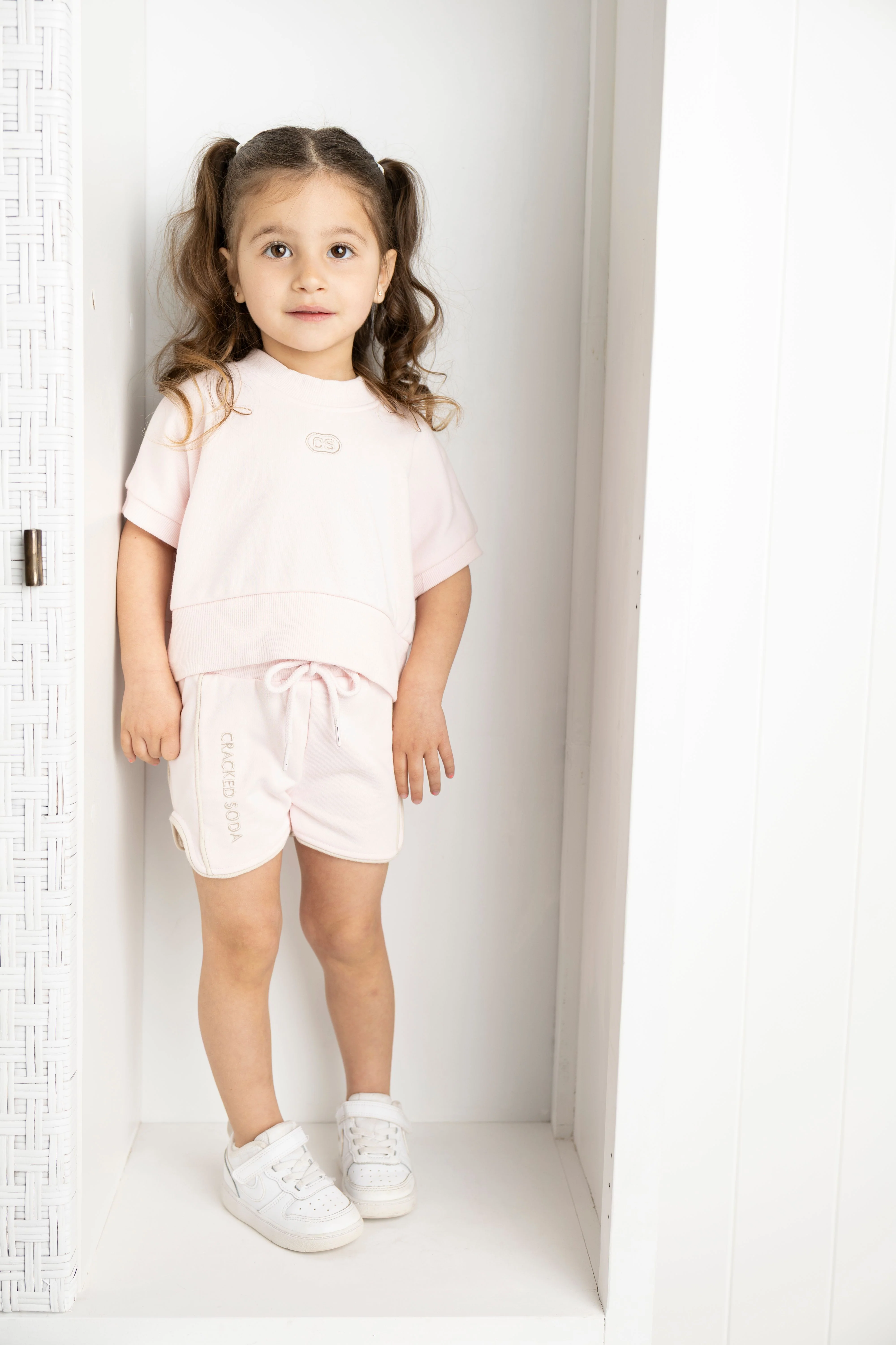 Ava French Terry Tee - Pink - Image 4