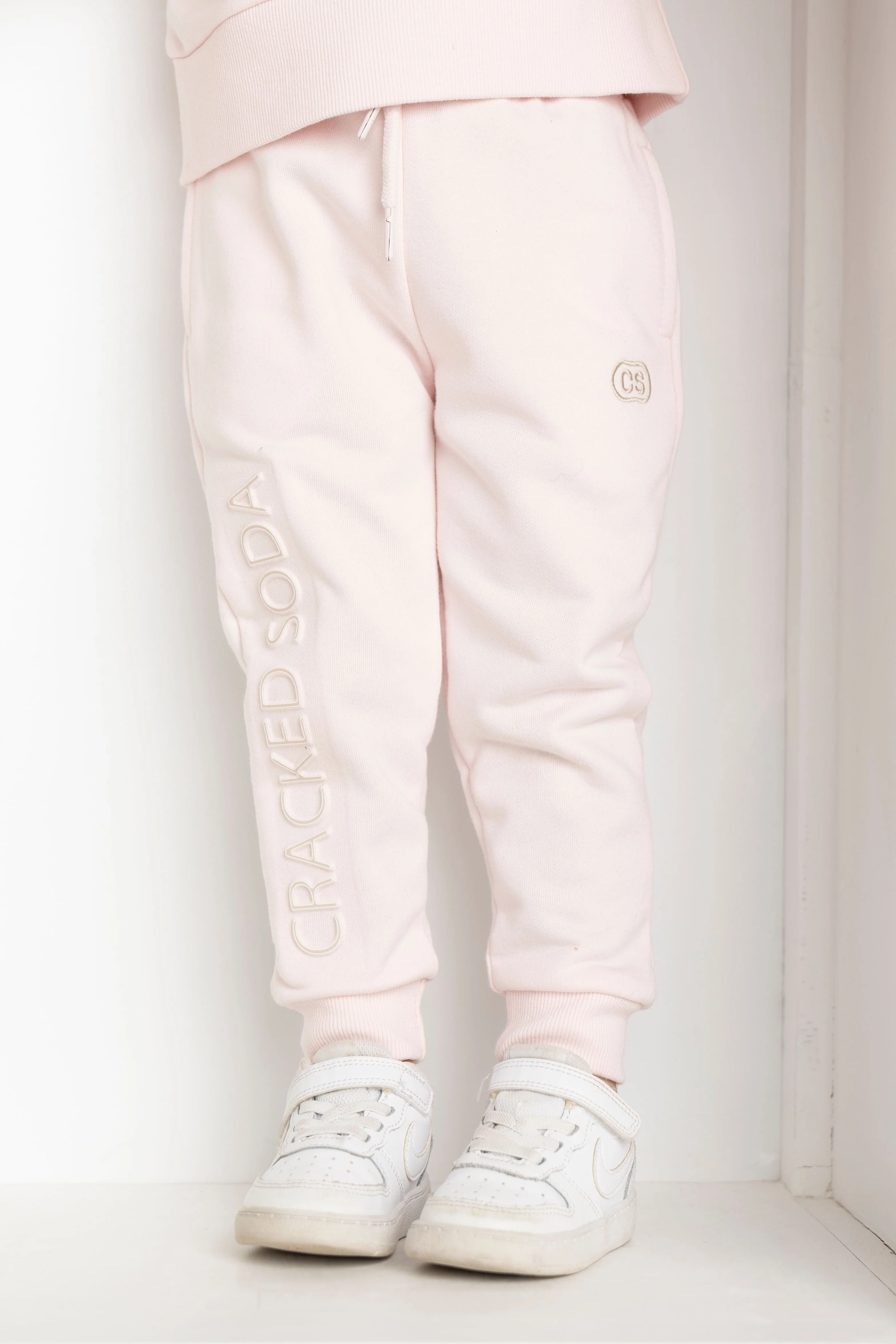 Ava French Terry Trackpants - Pink - Image 3