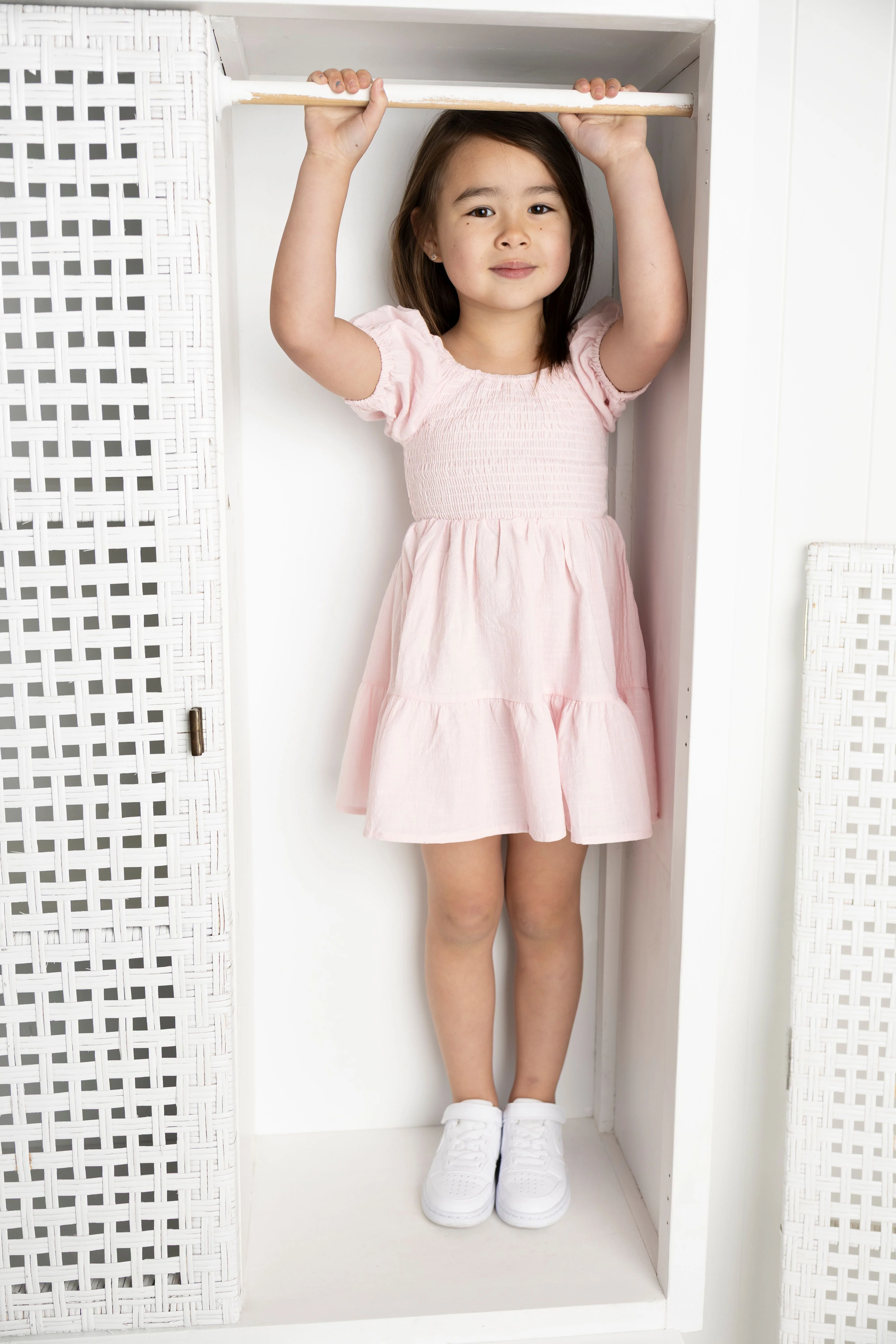 Ava Puff Sleeve Dress - Pink - Image 2