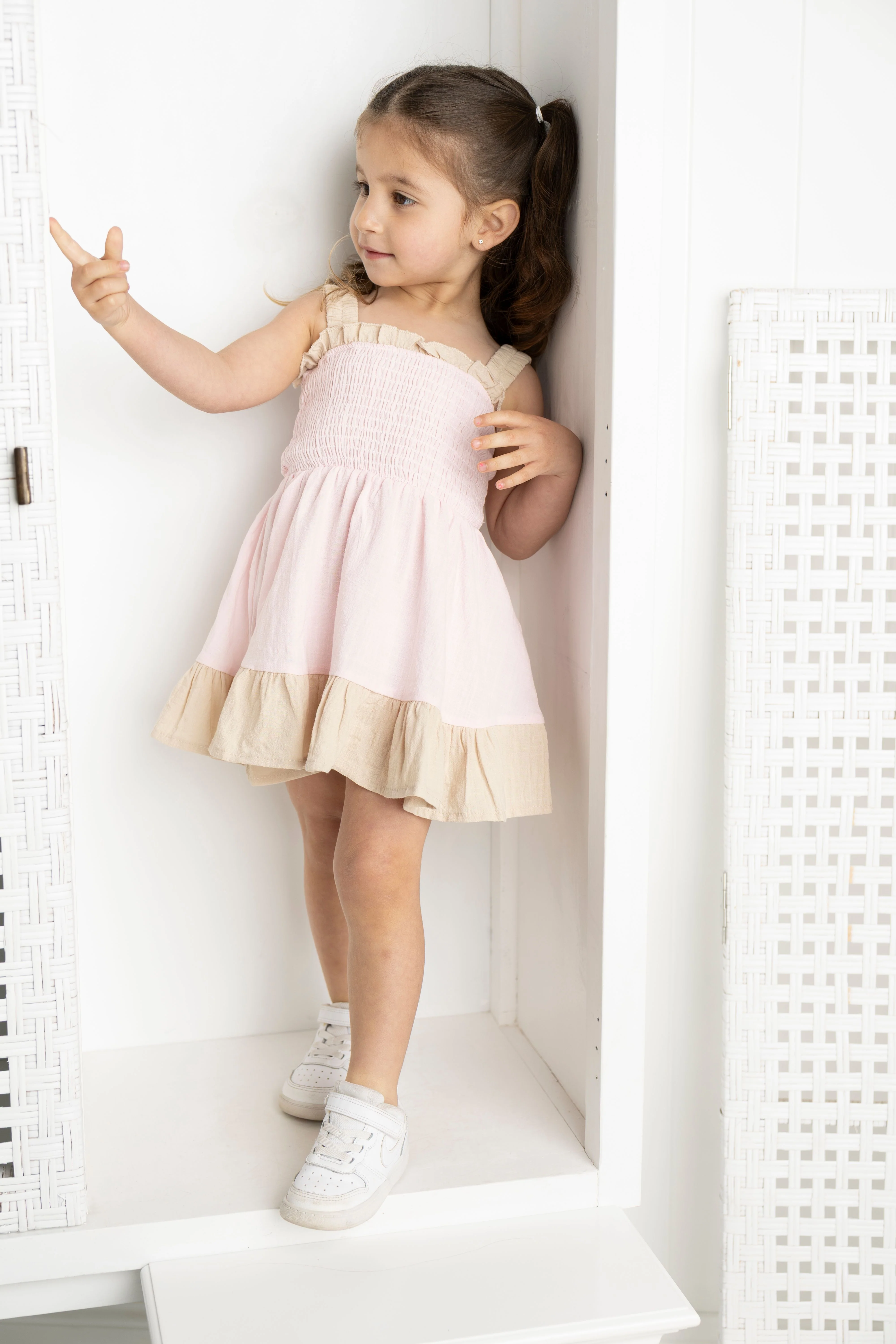 Ava Summer Dress - Pink - Image 6