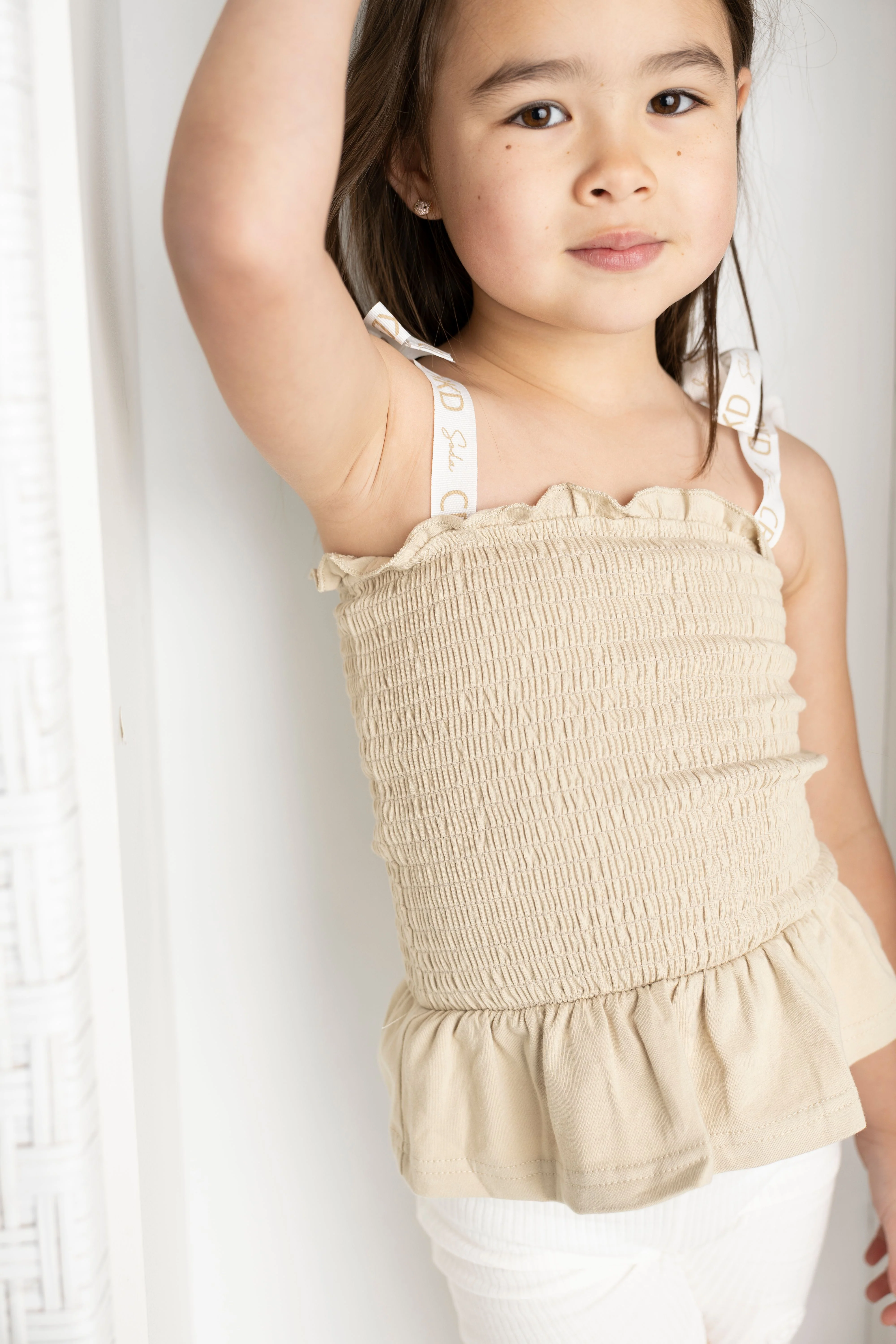 Ava Summer Top - Sand