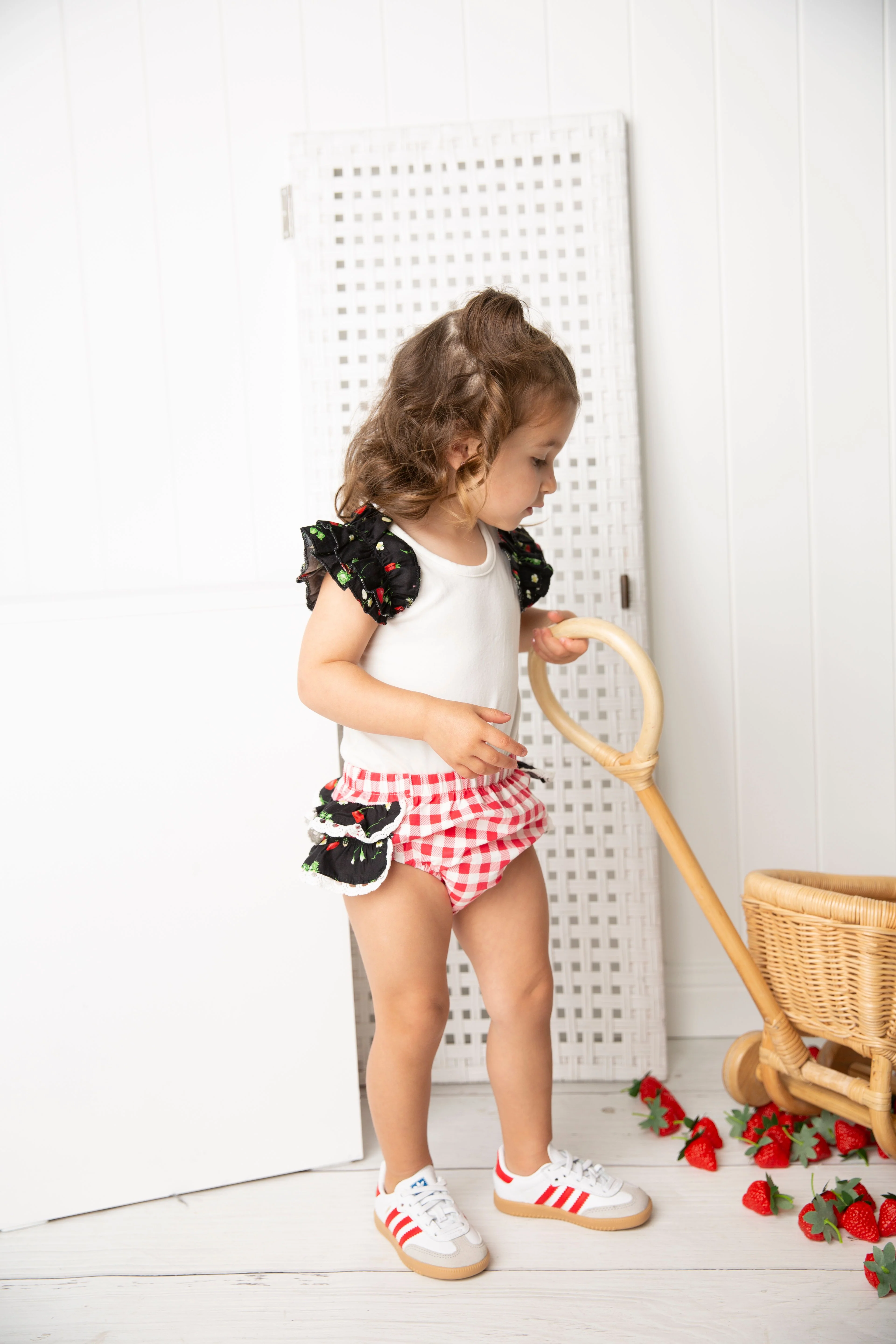 Berry Bliss Frill Bodysuit - White - Image 3