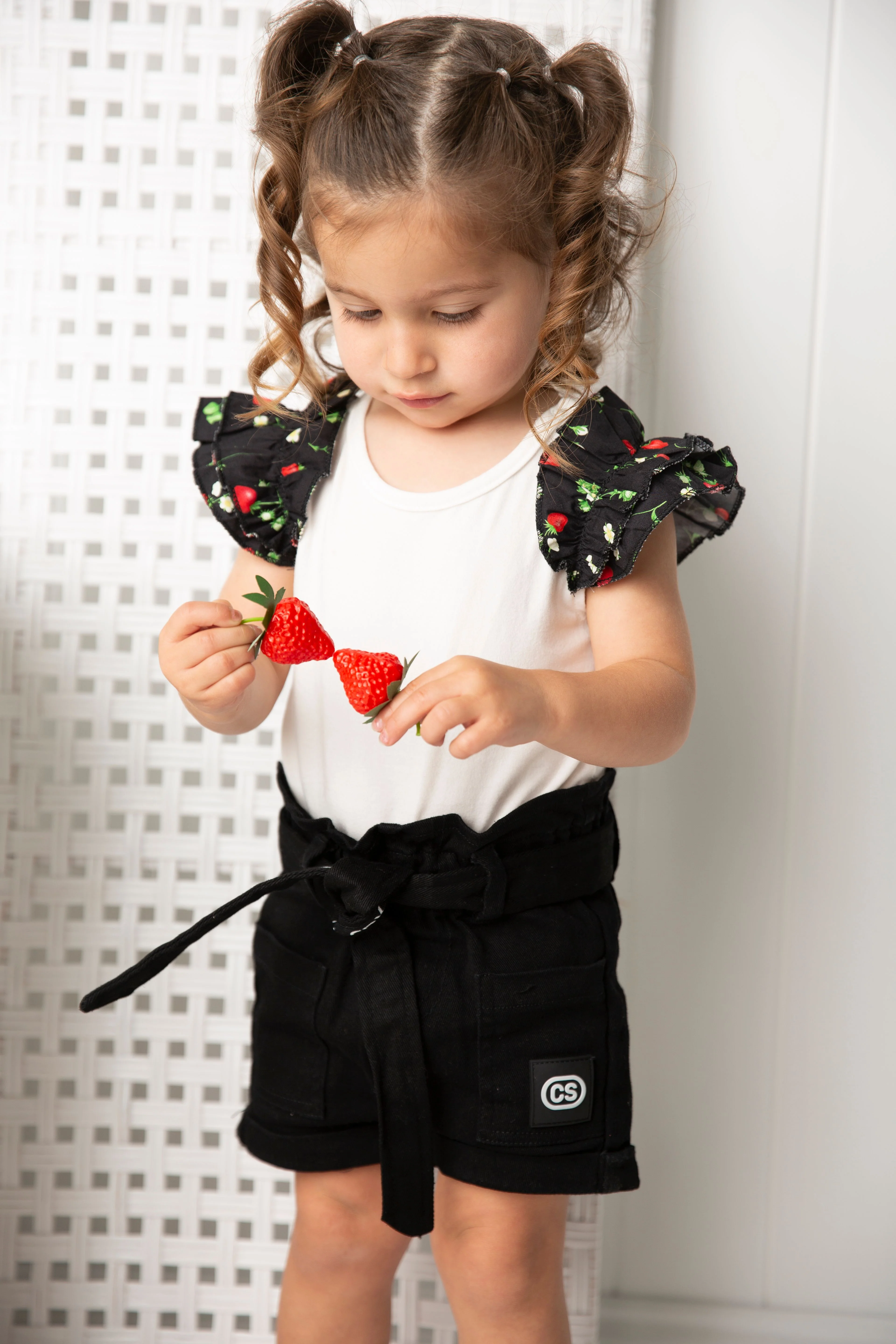 Berry Bliss Frill Top - White - Image 3