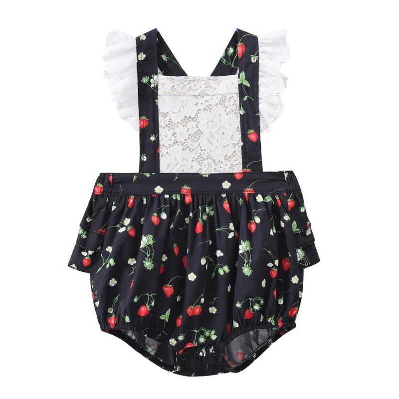 Berry Bliss Lace Overalls