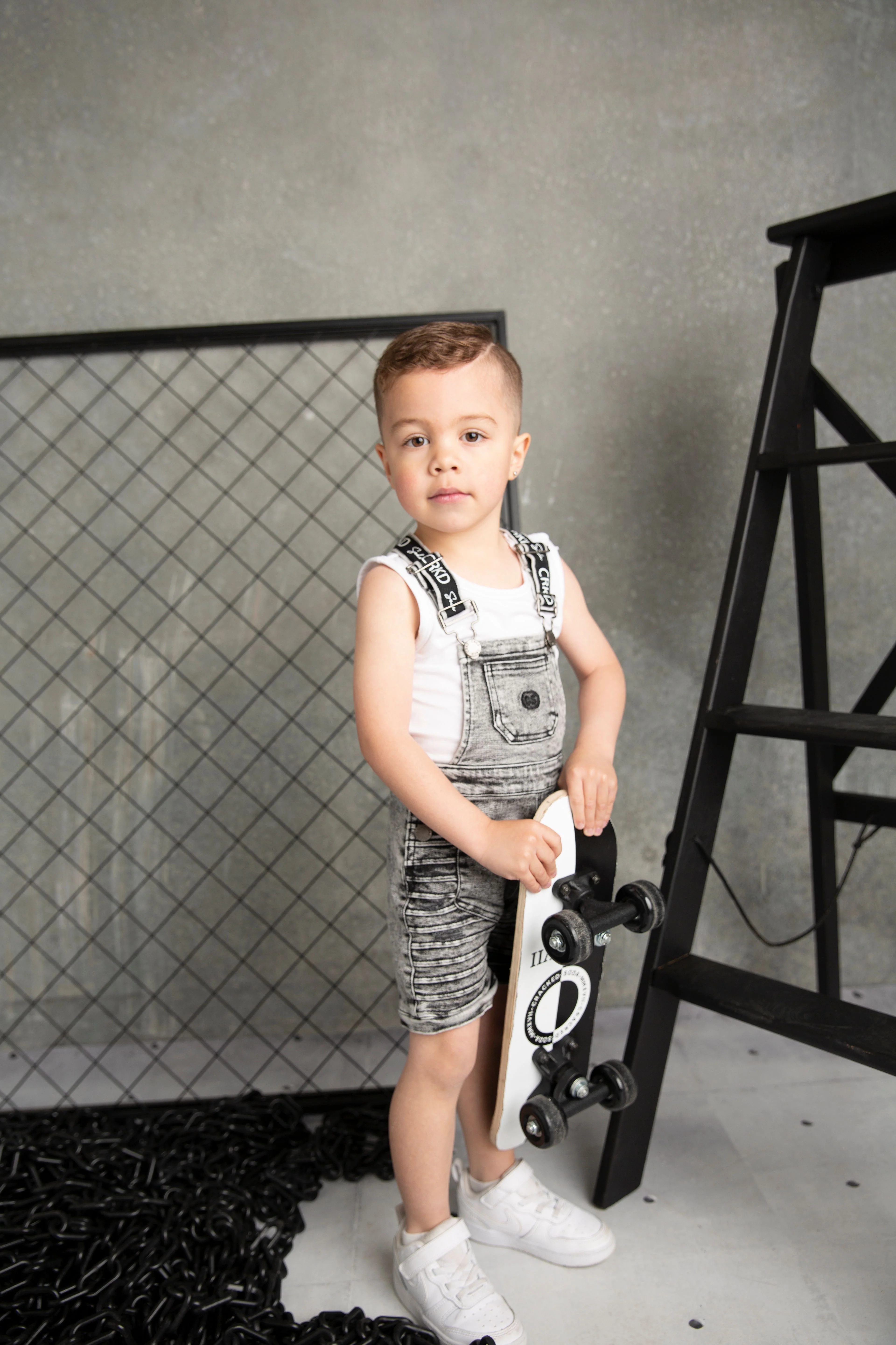 Billie Detailed Overall - Denim Grey - Image 5