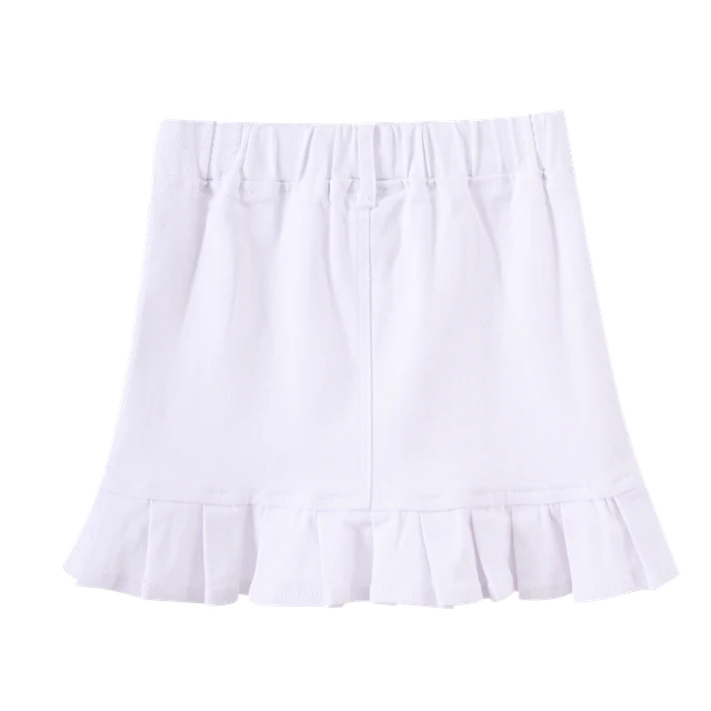 Brooke Detailed Denim Skirt - White - Image 2