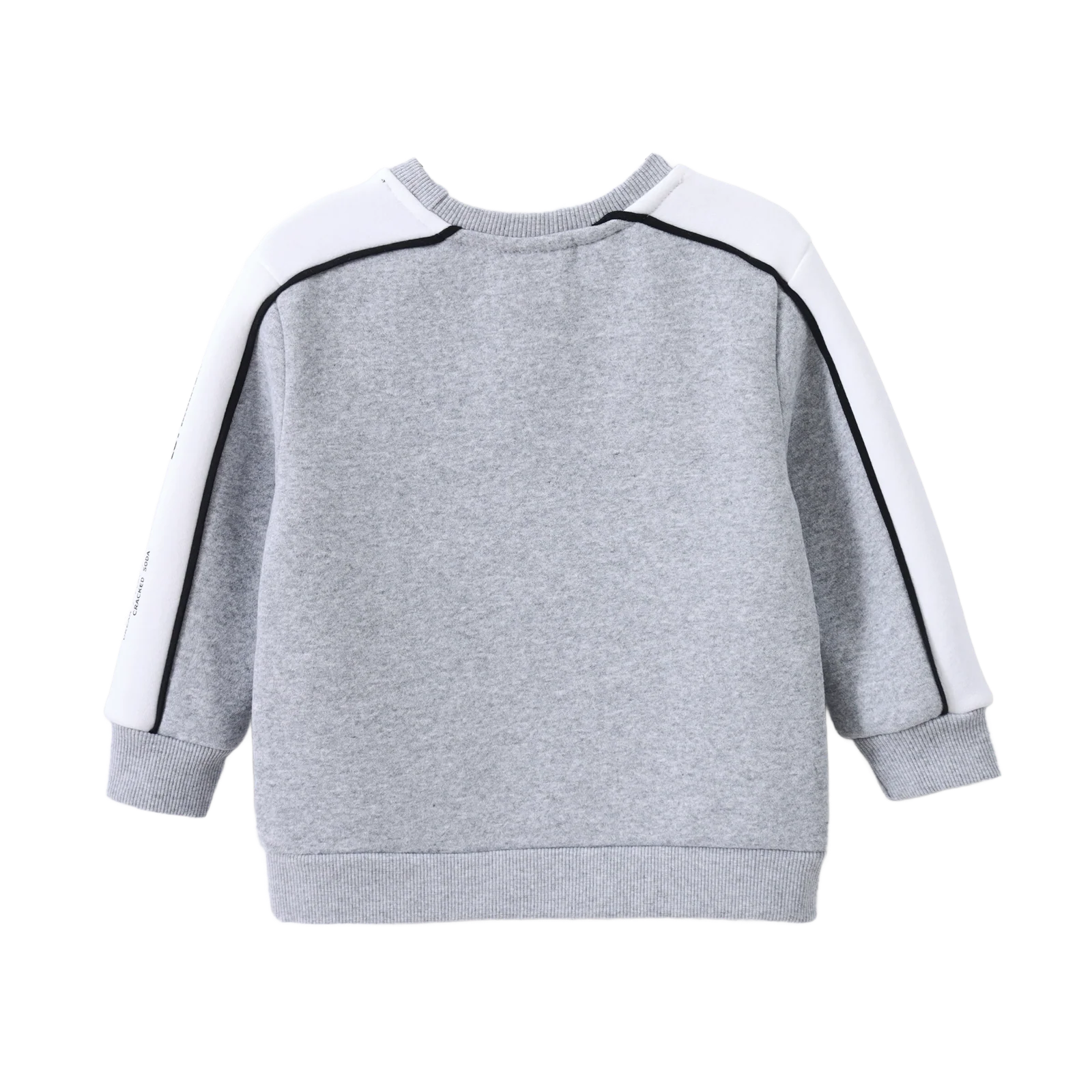 Carter Detailed Crew - Grey/White - Image 7