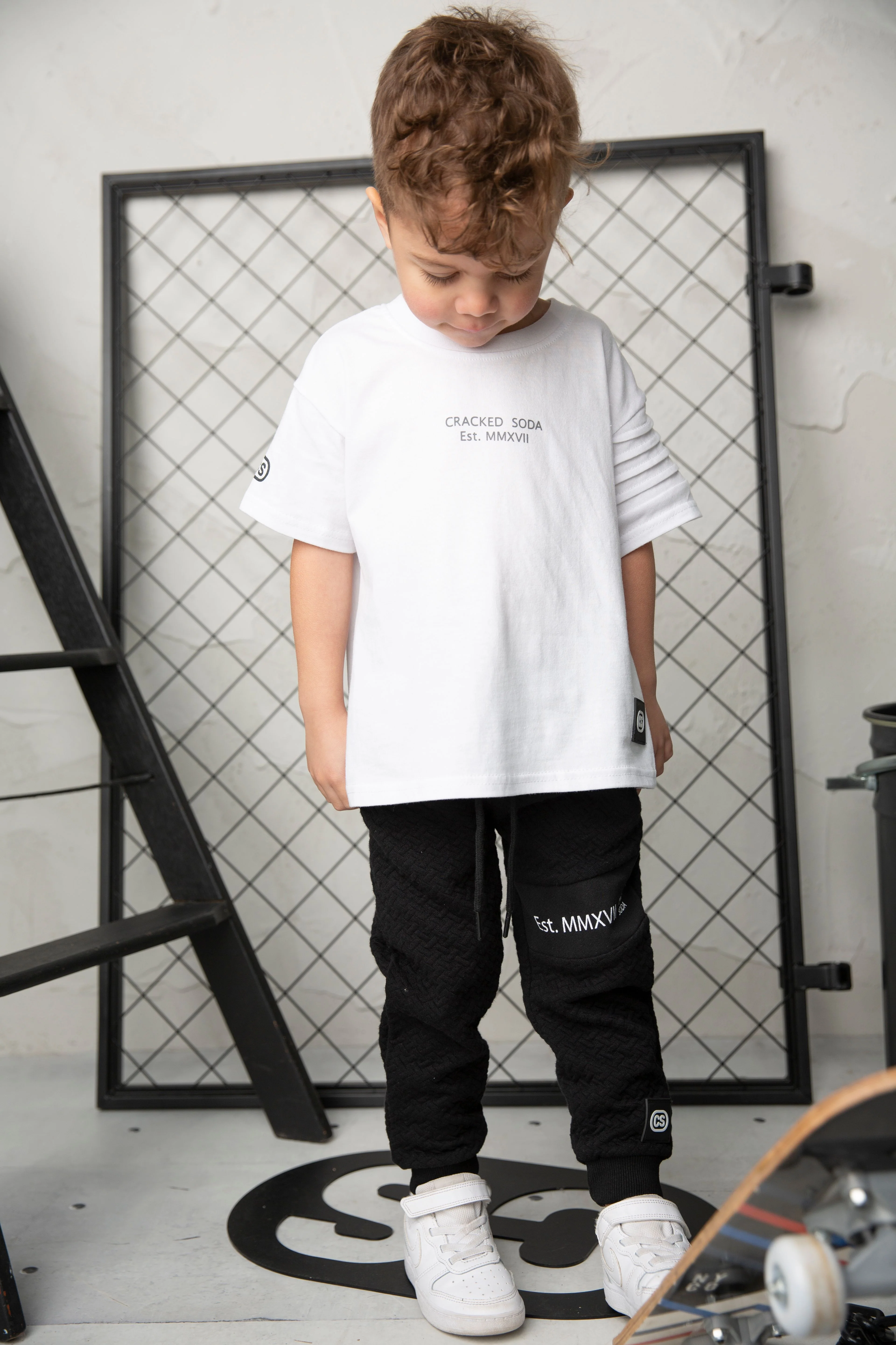 Carter Detailed Sleeve Tee - White - Image 3
