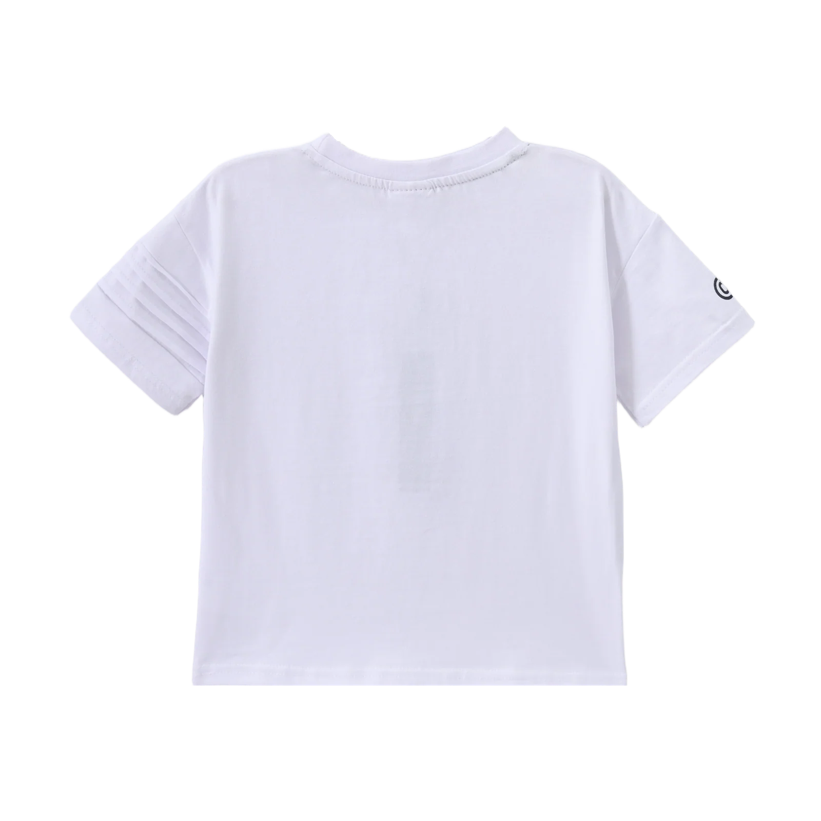 Carter Detailed Sleeve Tee - White - Image 9
