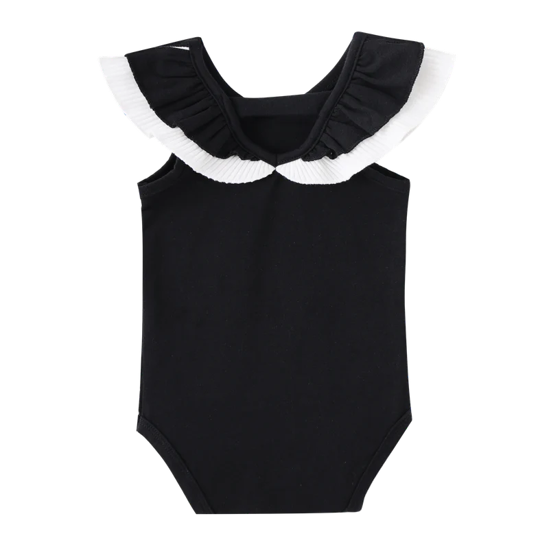 Casey Frill Bodysuit - Black - Image 2