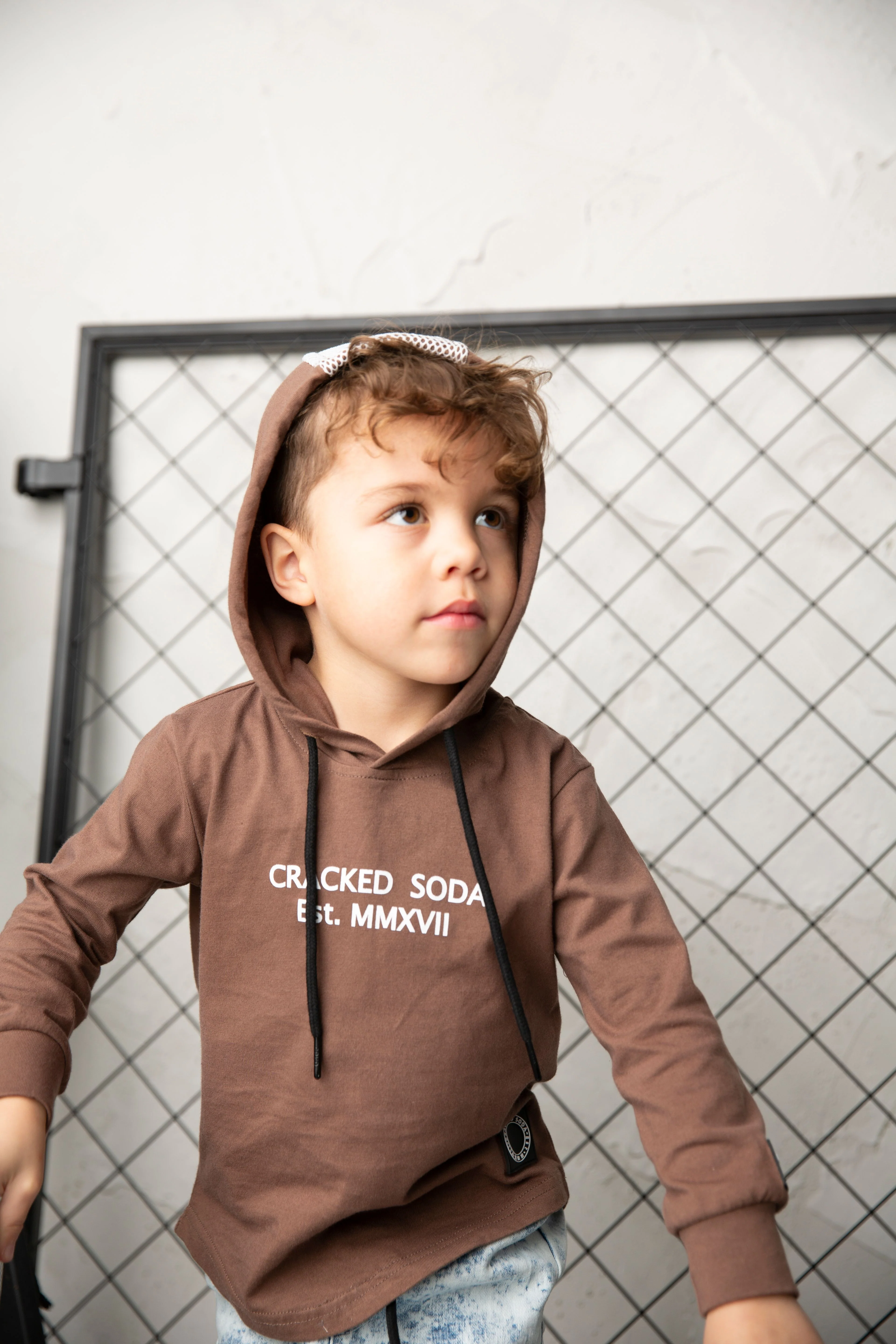 Charlie Mesh Hooded Long Sleeve - Coco - Image 4