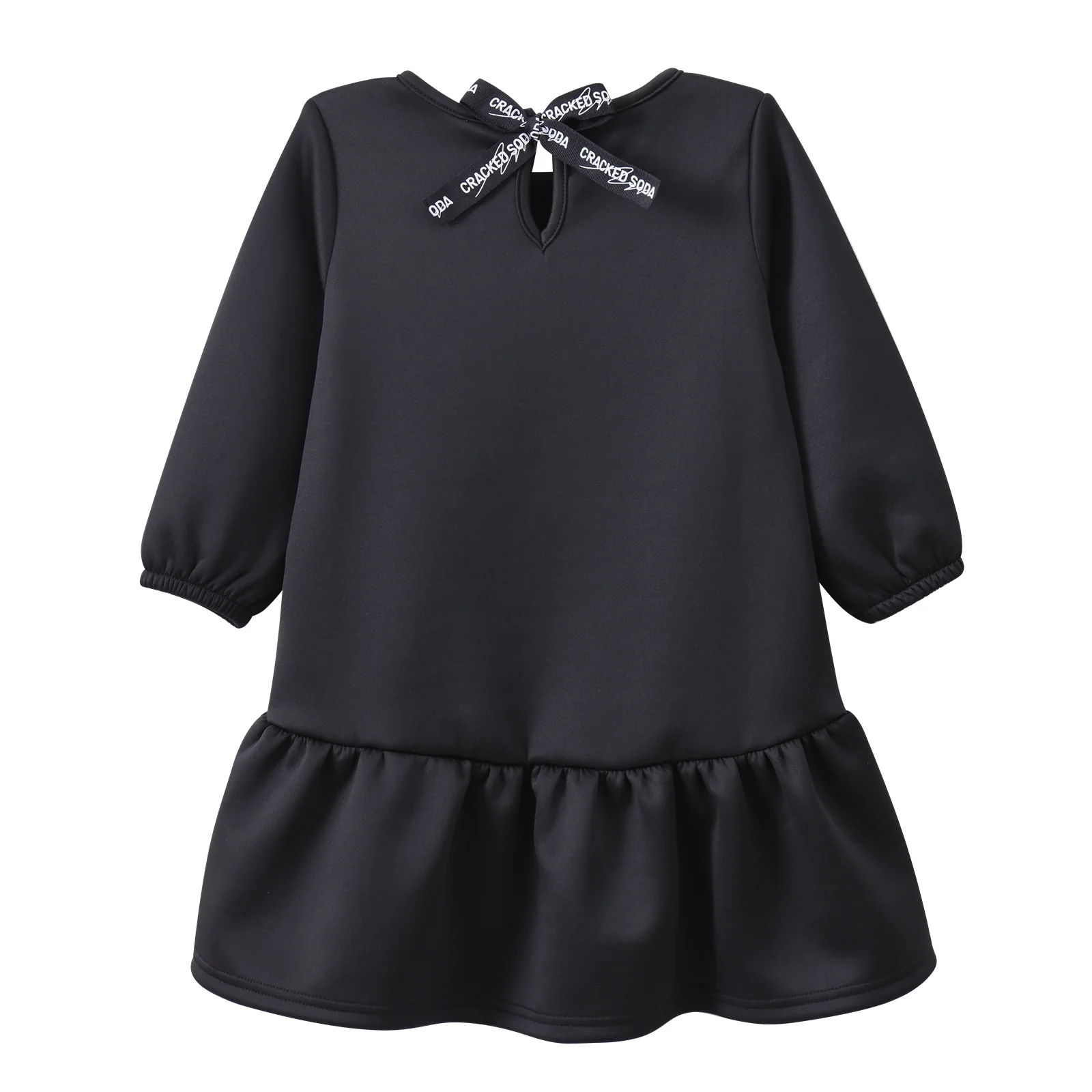 Cleo Detailed Black Dress - Image 7