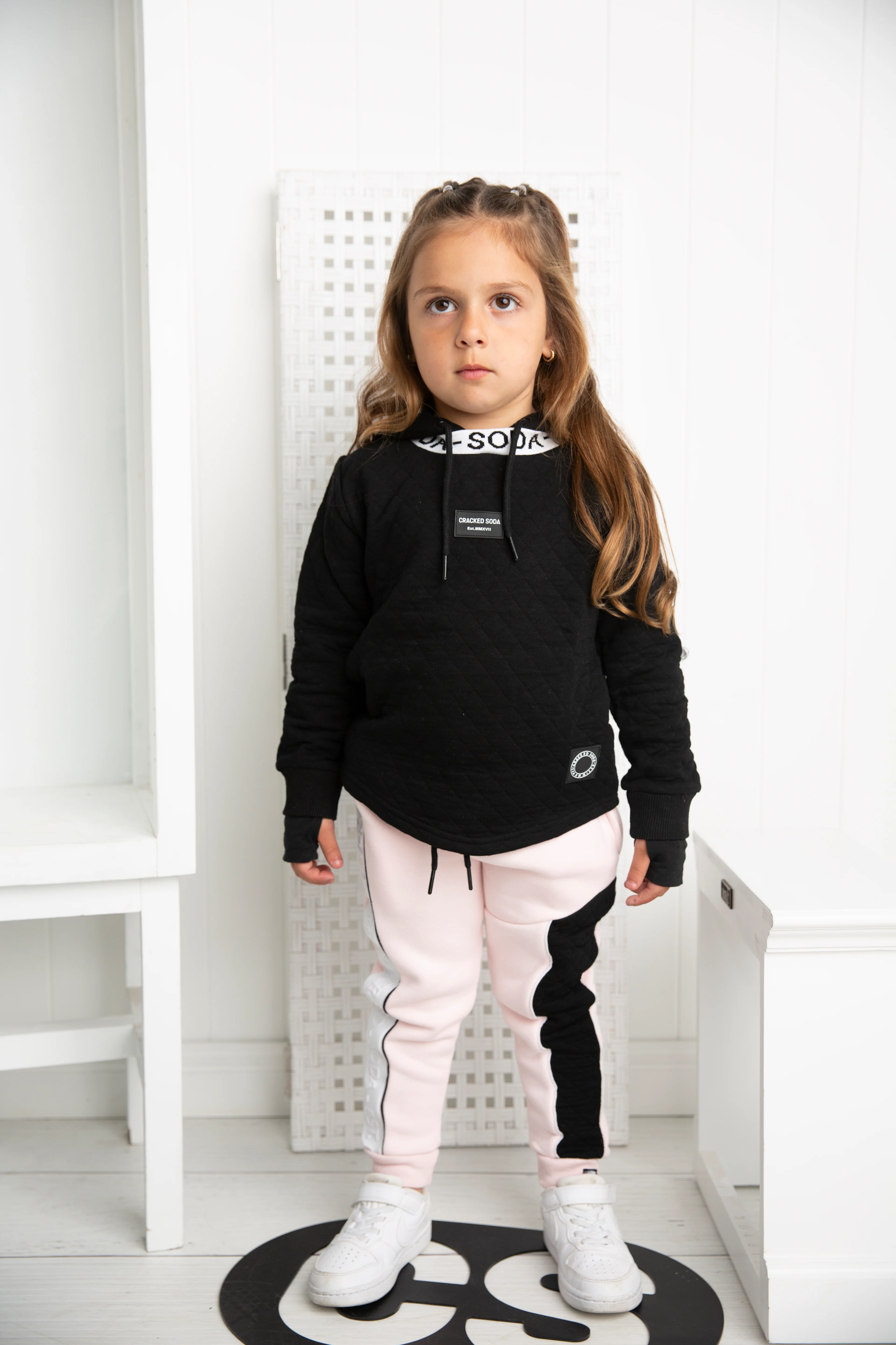 Cleo Detailed Hoodie - Black