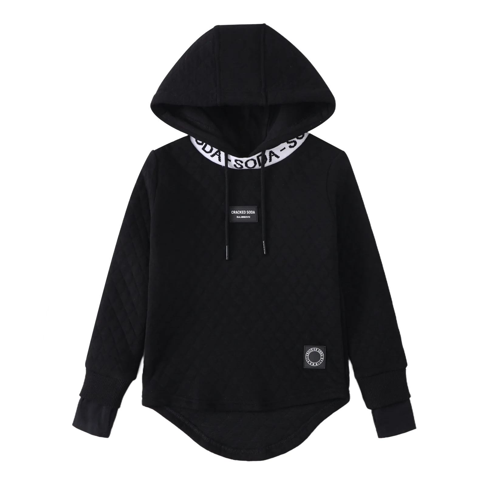 Cleo Detailed Hoodie - Black - Image 5