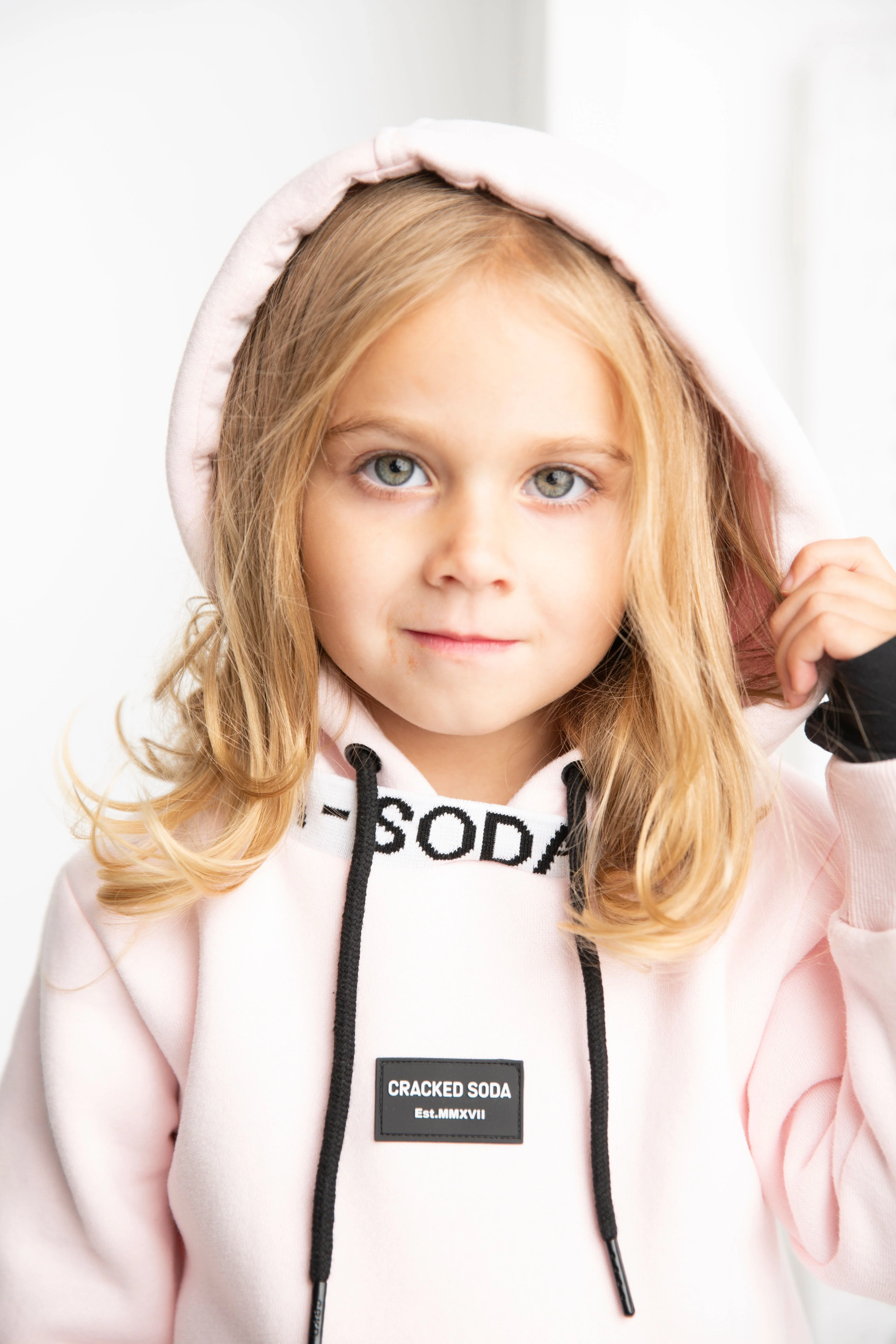 Cleo Detailed Hoodie - Pink