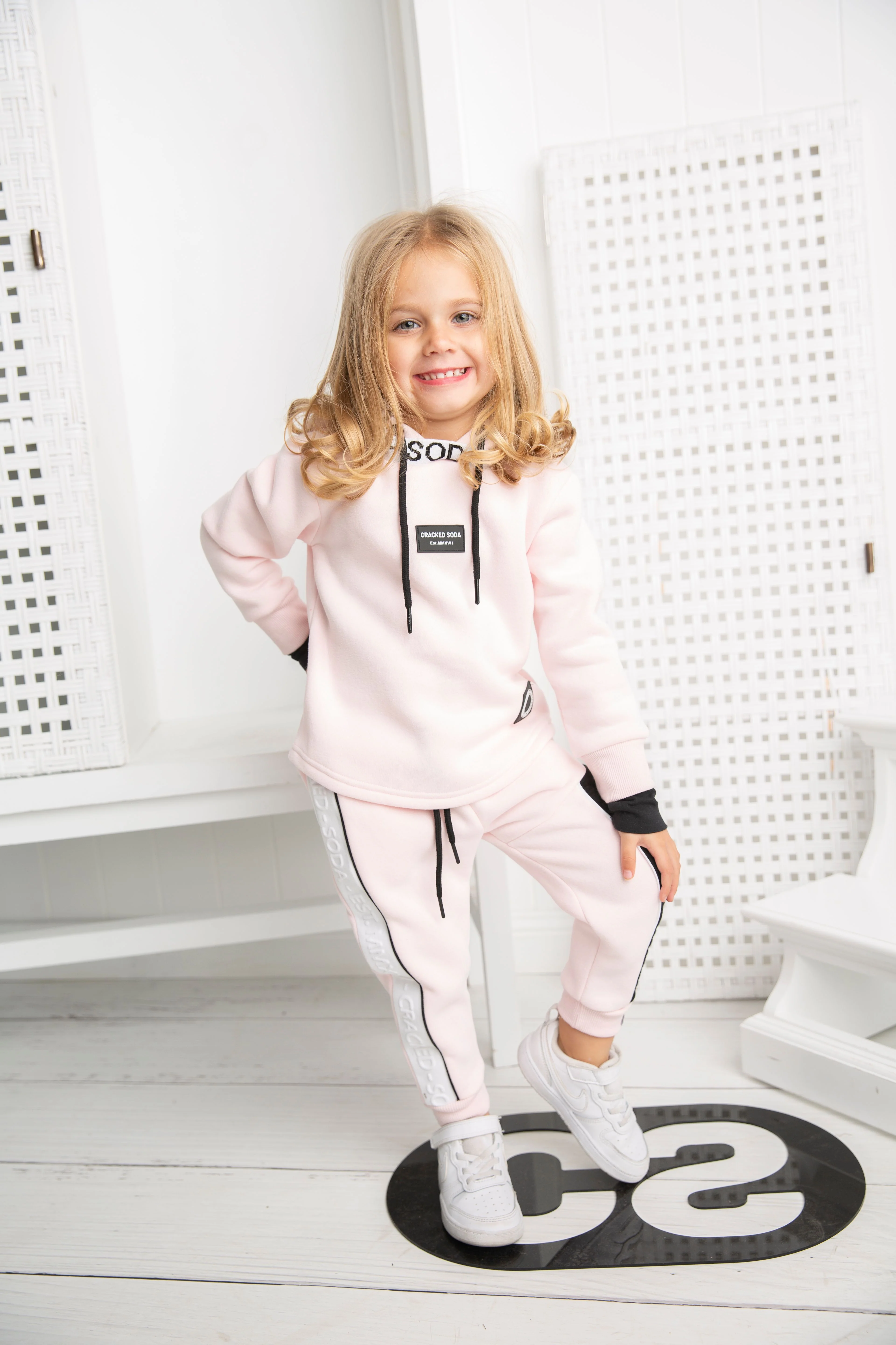 Cleo Detailed Hoodie - Pink - Image 3