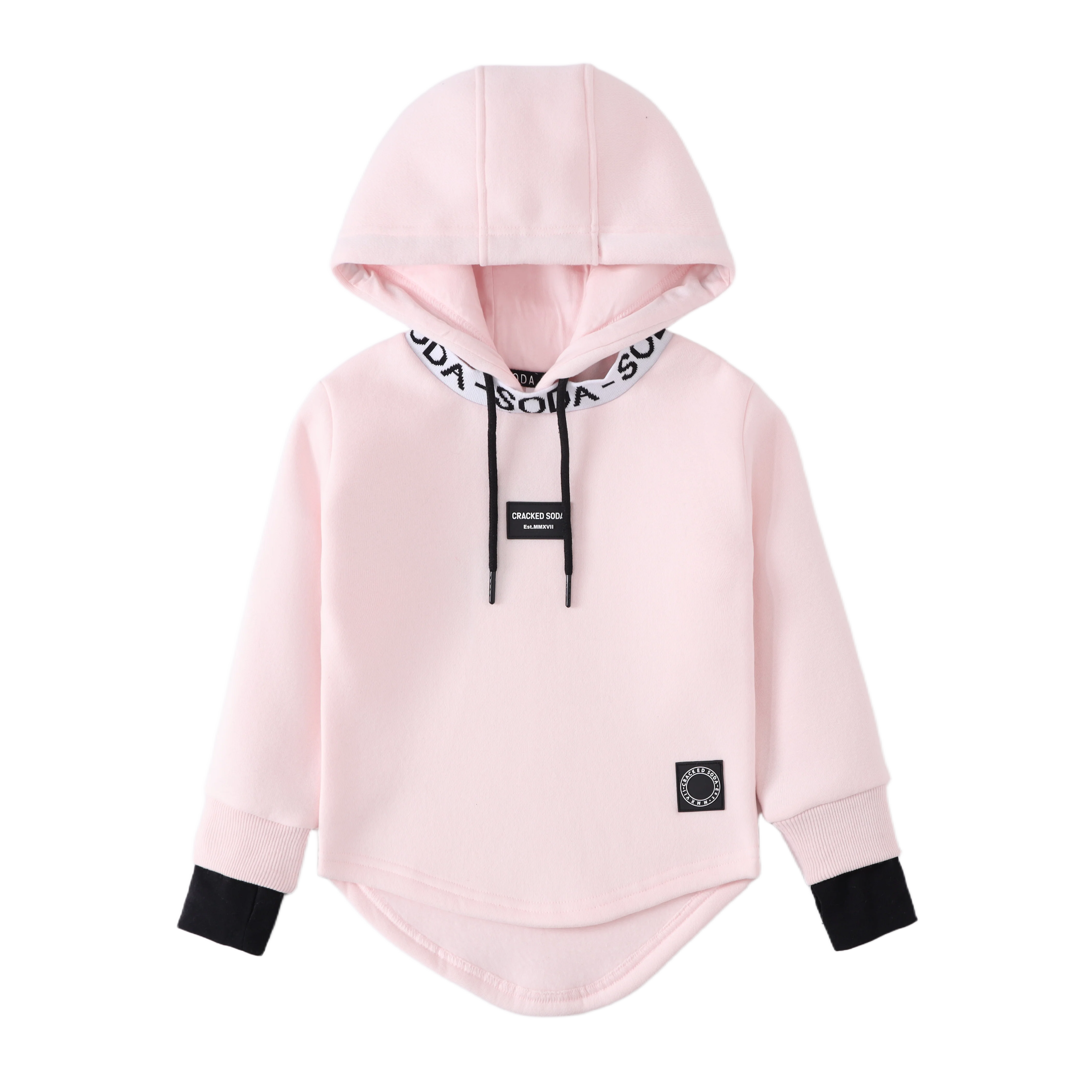 Cleo Detailed Hoodie - Pink - Image 6