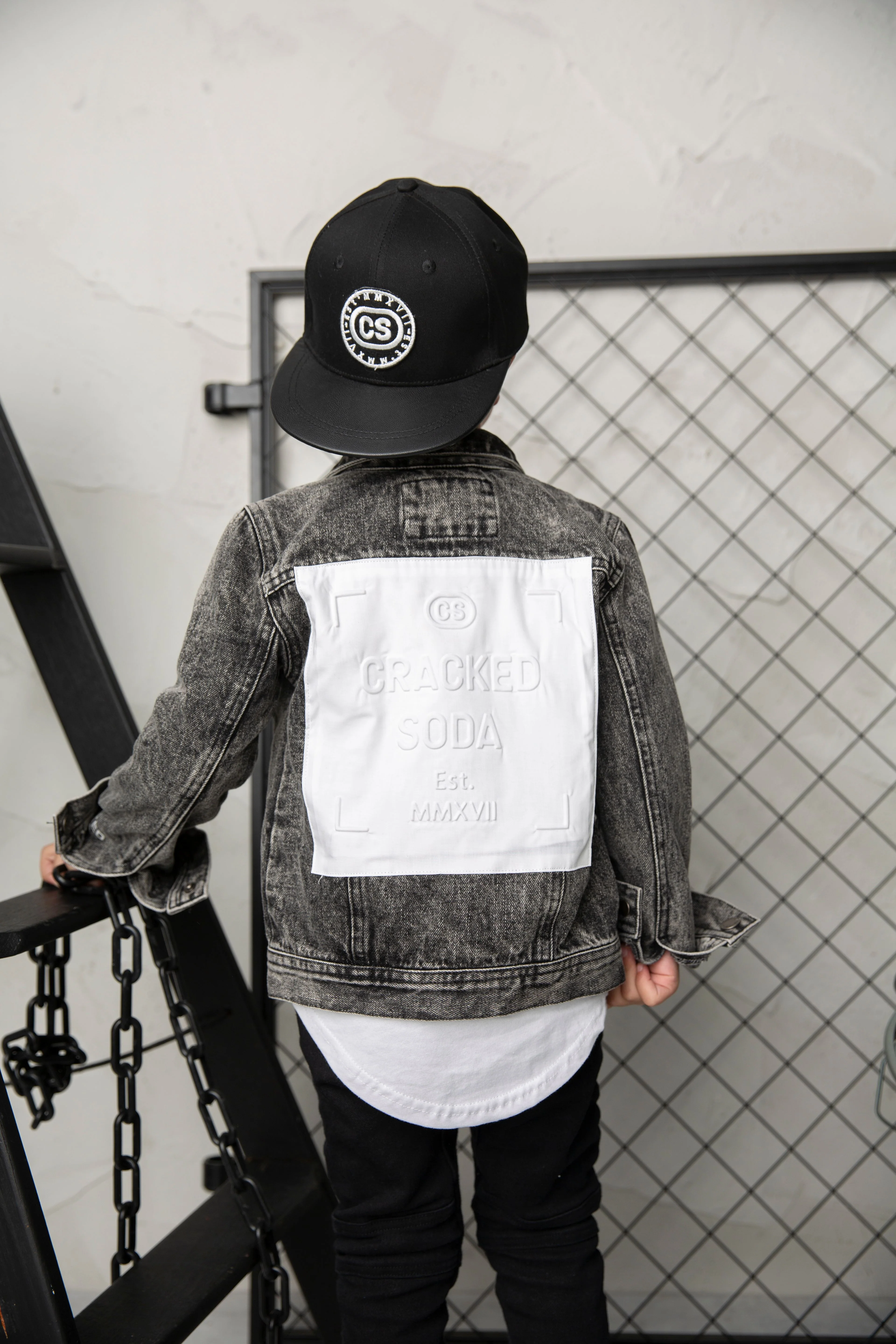 Conner Detailed Denim Jacket - Ash - Image 8