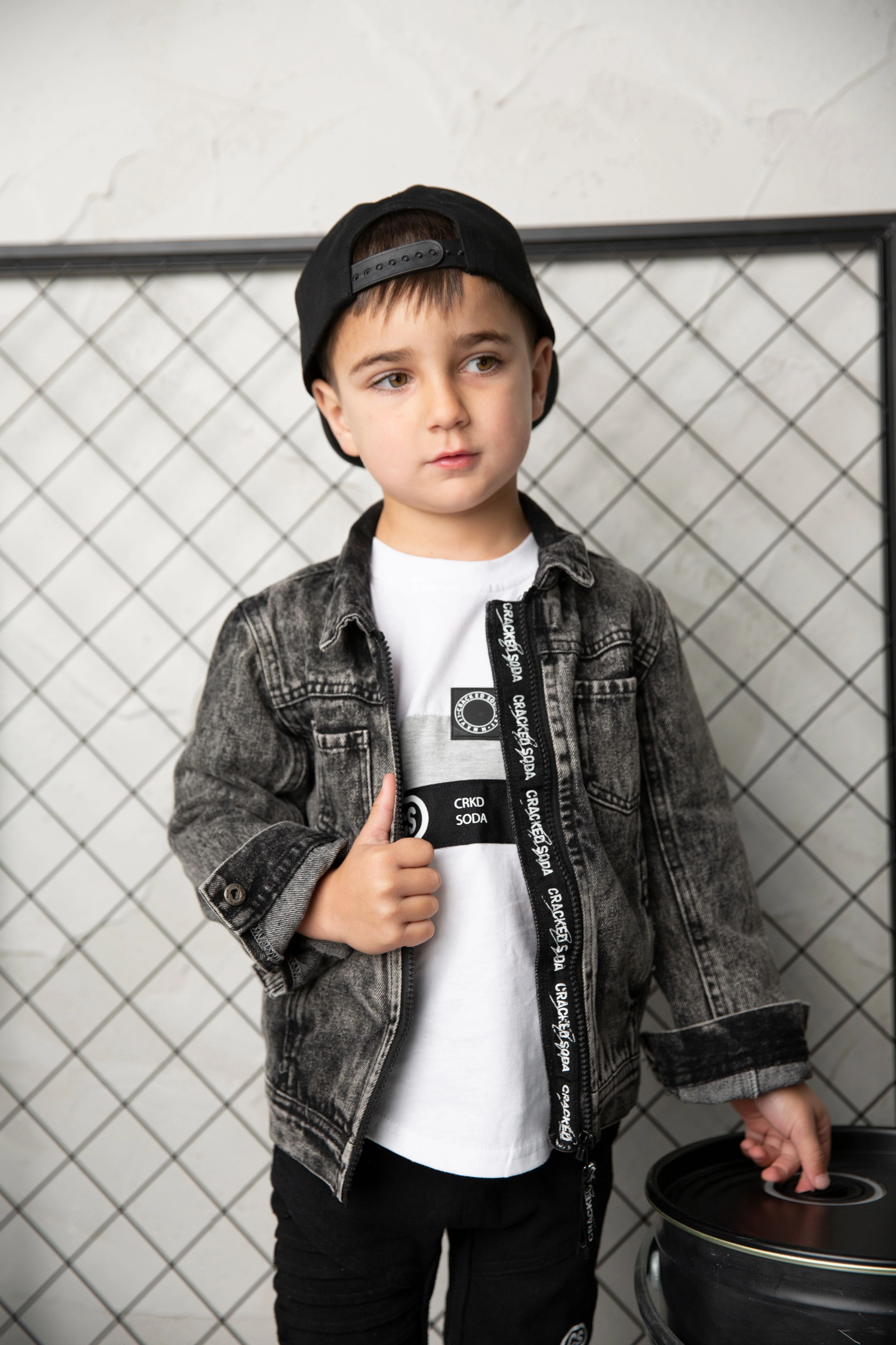 Conner Detailed Denim Jacket - Ash Mens - Image 8