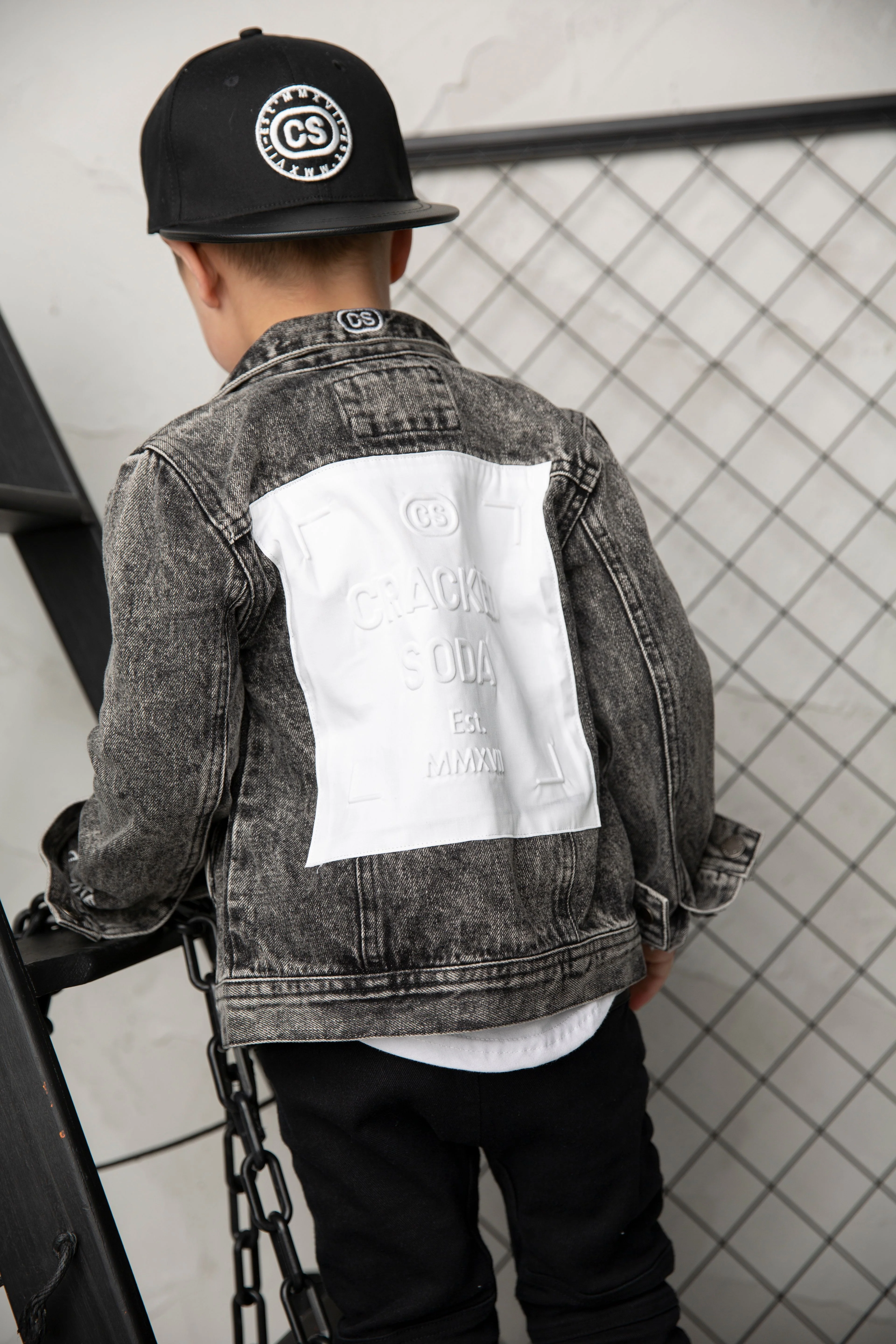 Conner Detailed Denim Jacket - Ash Mens - Image 9