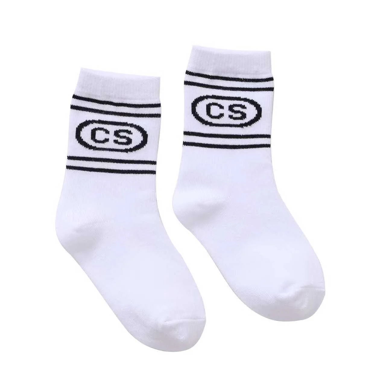 CS Crew Socks 2 Pack - White - Image 3