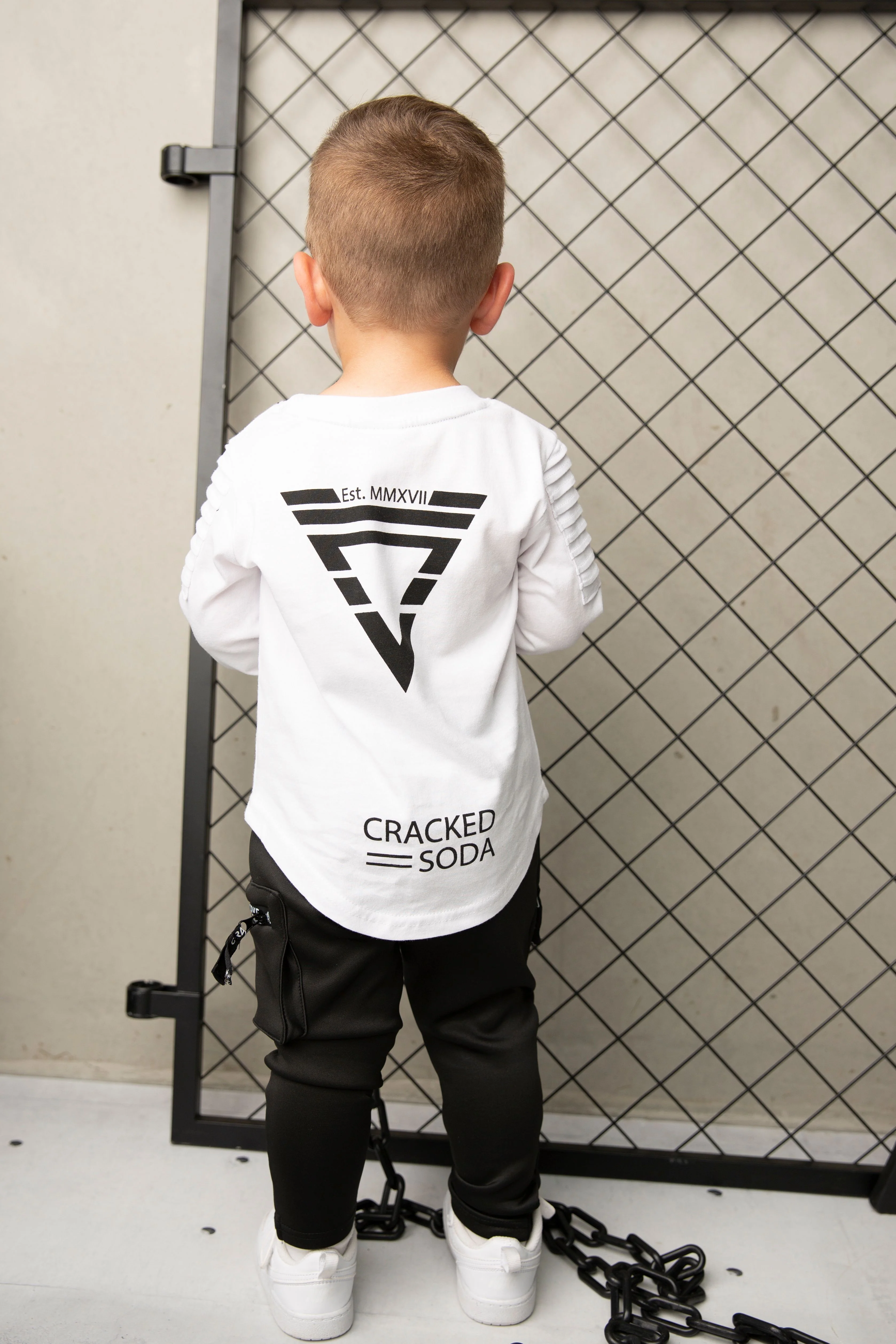 CS Detailed L/Sleeve Tee - White - Image 3