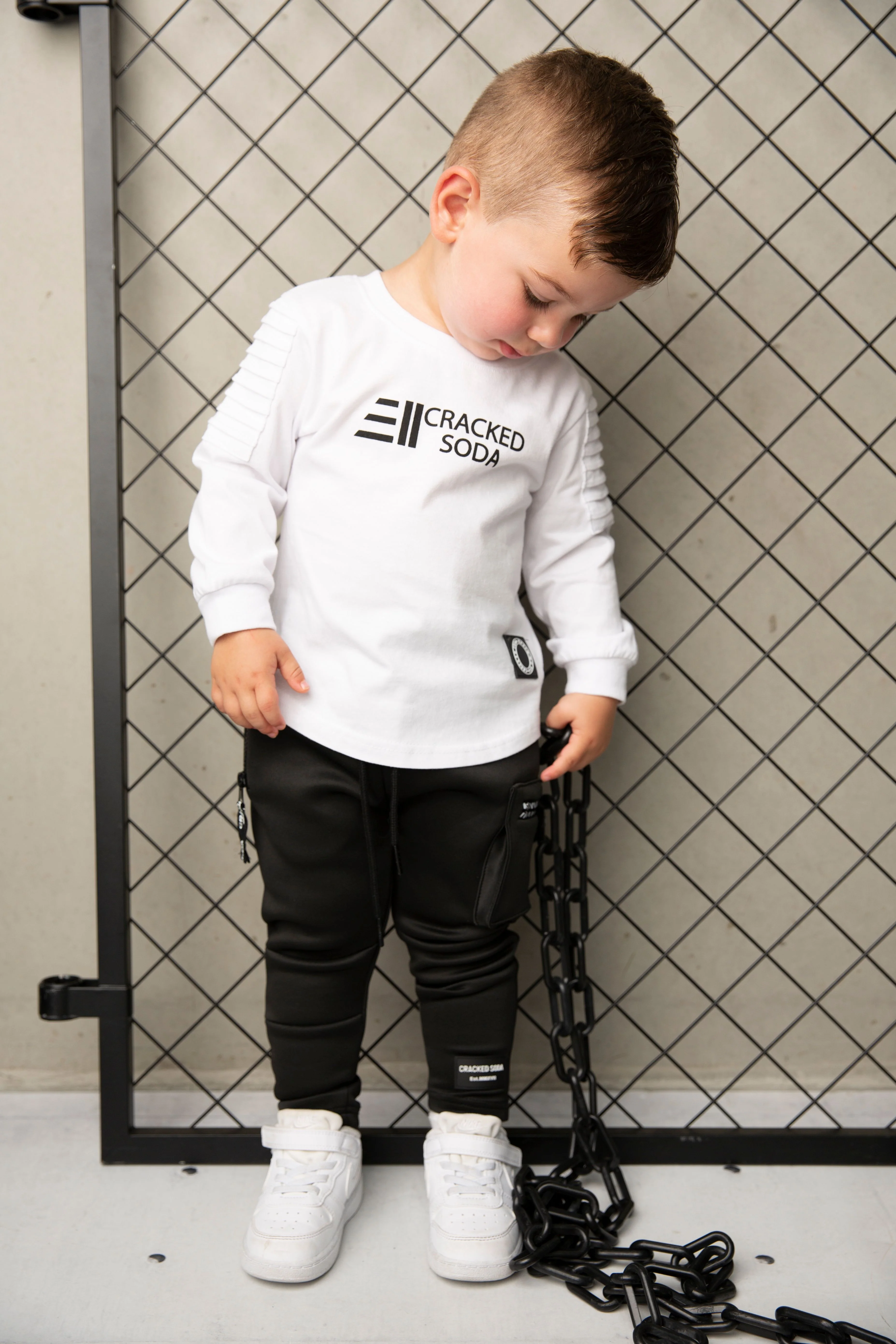 CS Detailed L/Sleeve Tee - White - Image 4