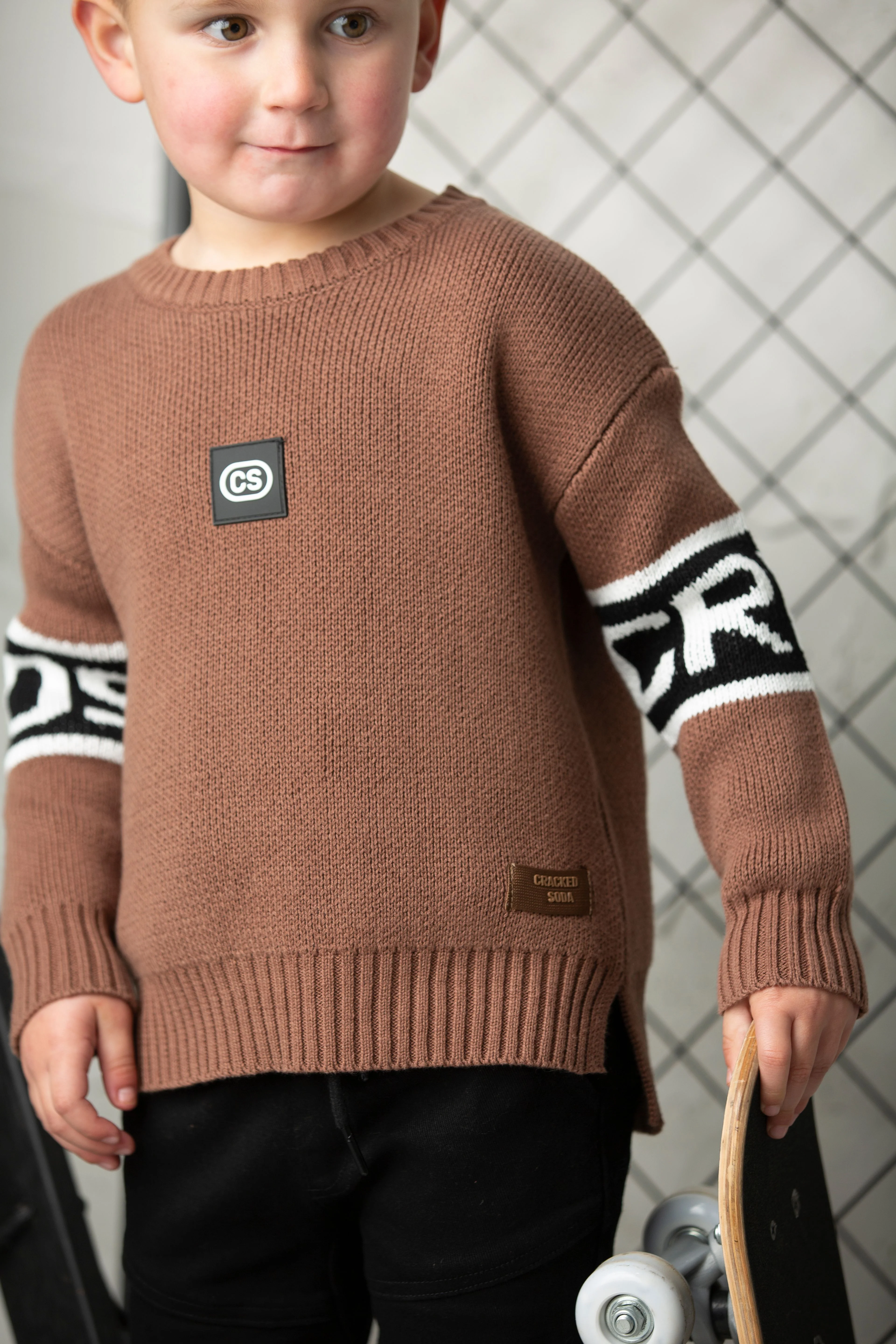 Dash Knit Jumper - Mocha - Image 3